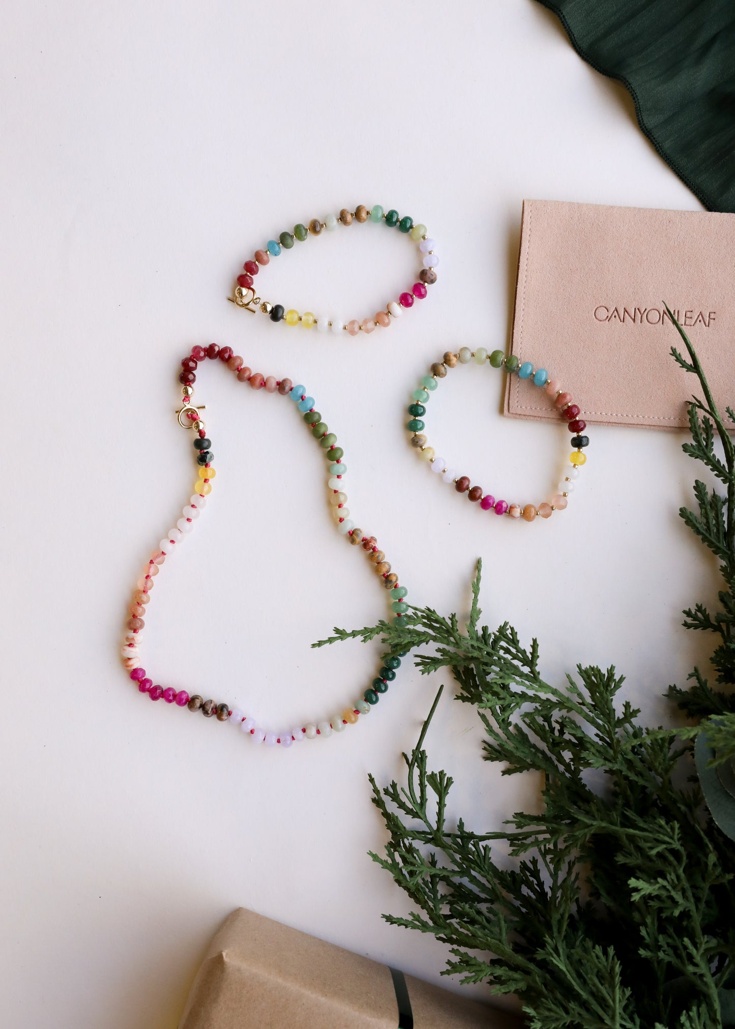 Pulsera de piedras preciosas naturales - Sedona