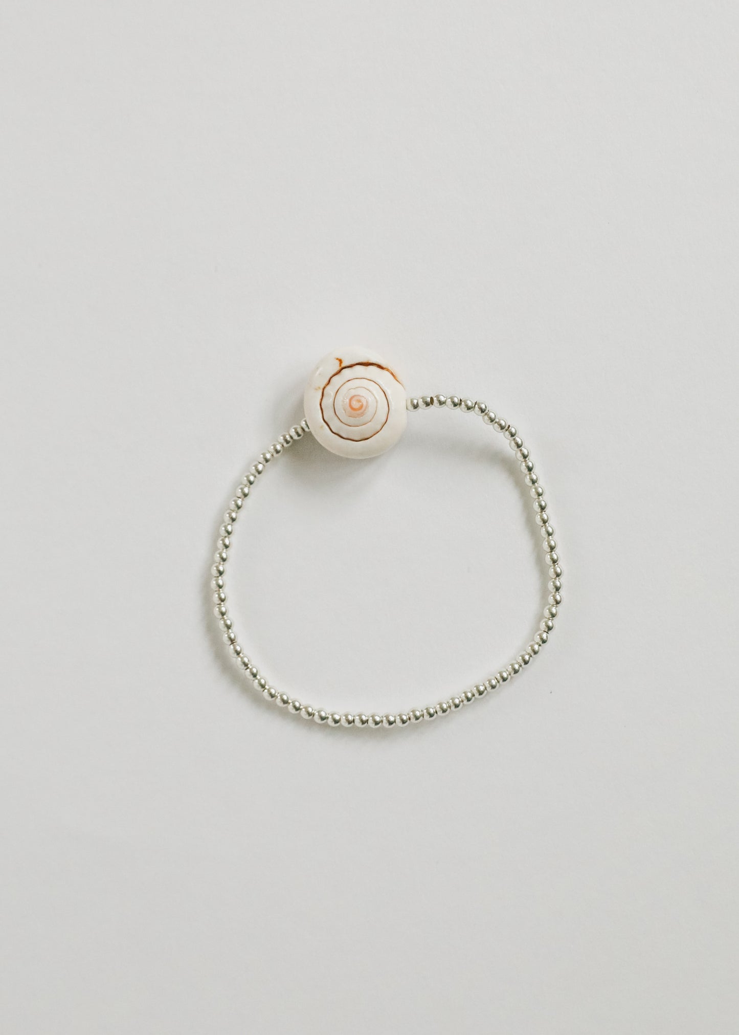Sterling Silver + Sea Shell || Adult Anklet or Bracelet