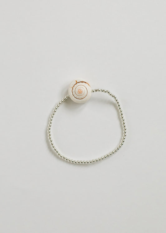 Plata de ley + Concha de mar || Tobillera o pulsera para adulto