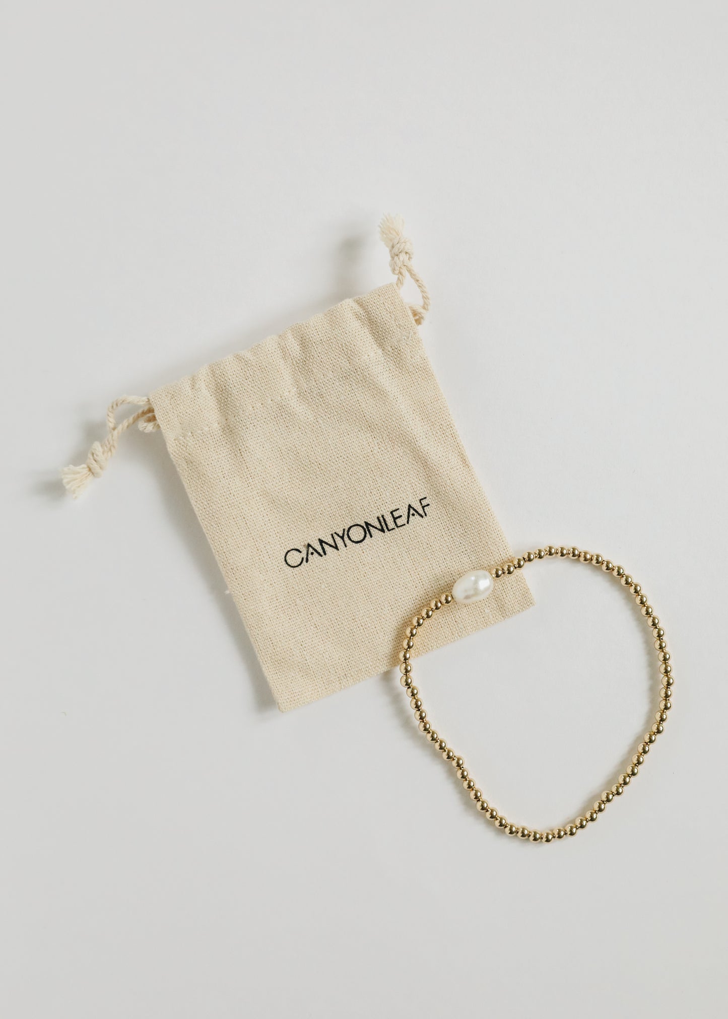 Perla Natural + Oro || Tobillera o pulsera