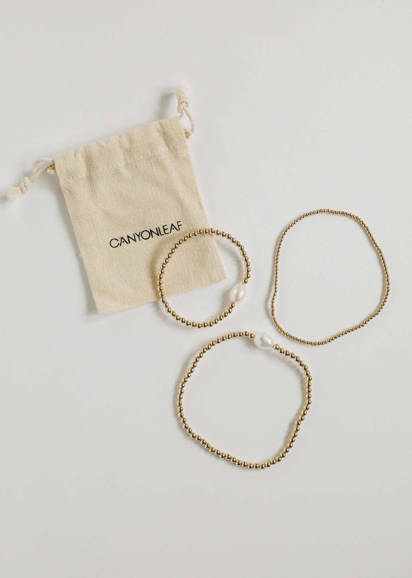 Perla Natural + Oro || Tobillera o pulsera