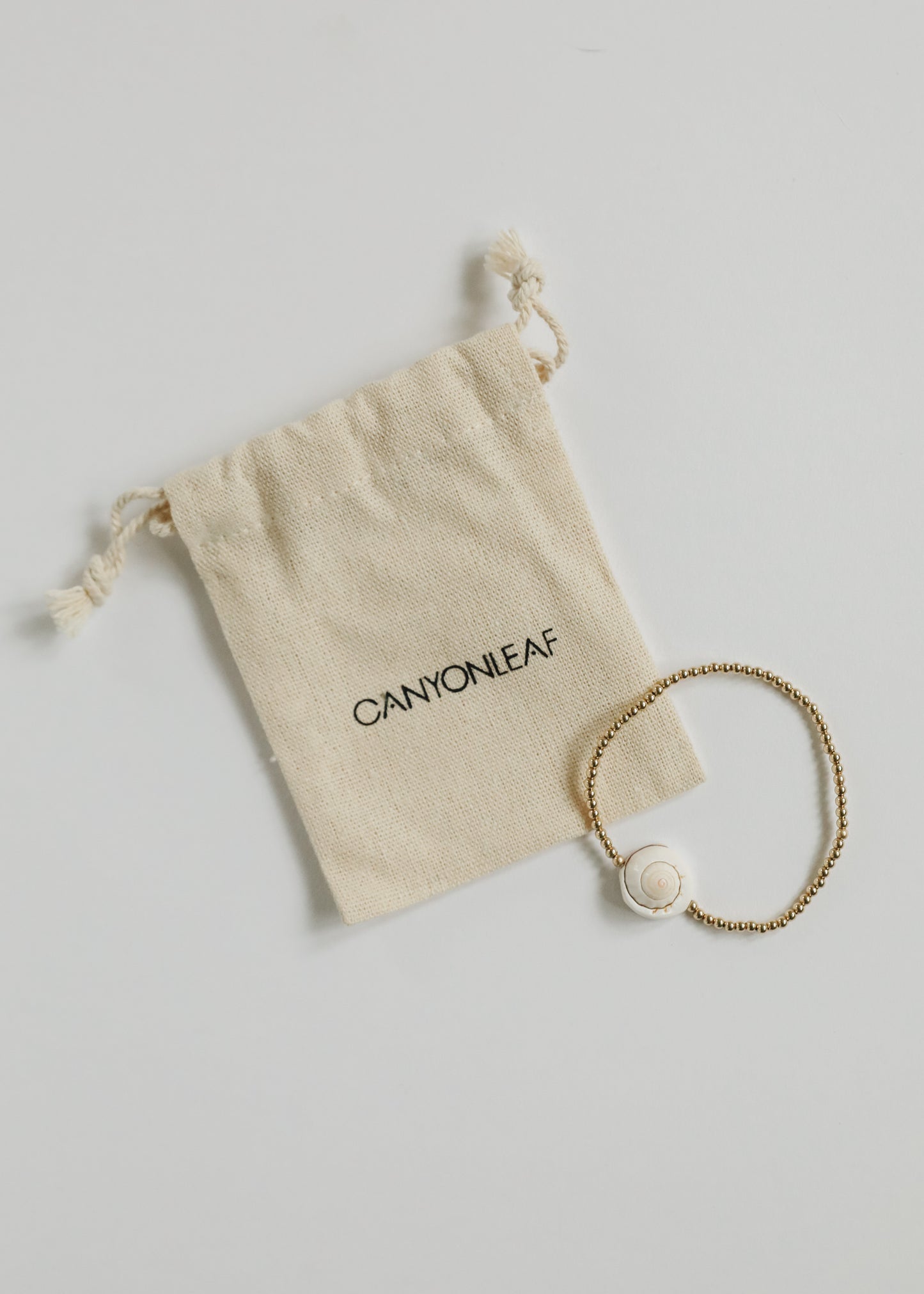 Oro delicado + Concha de mar || Tobillera o pulsera para adulto