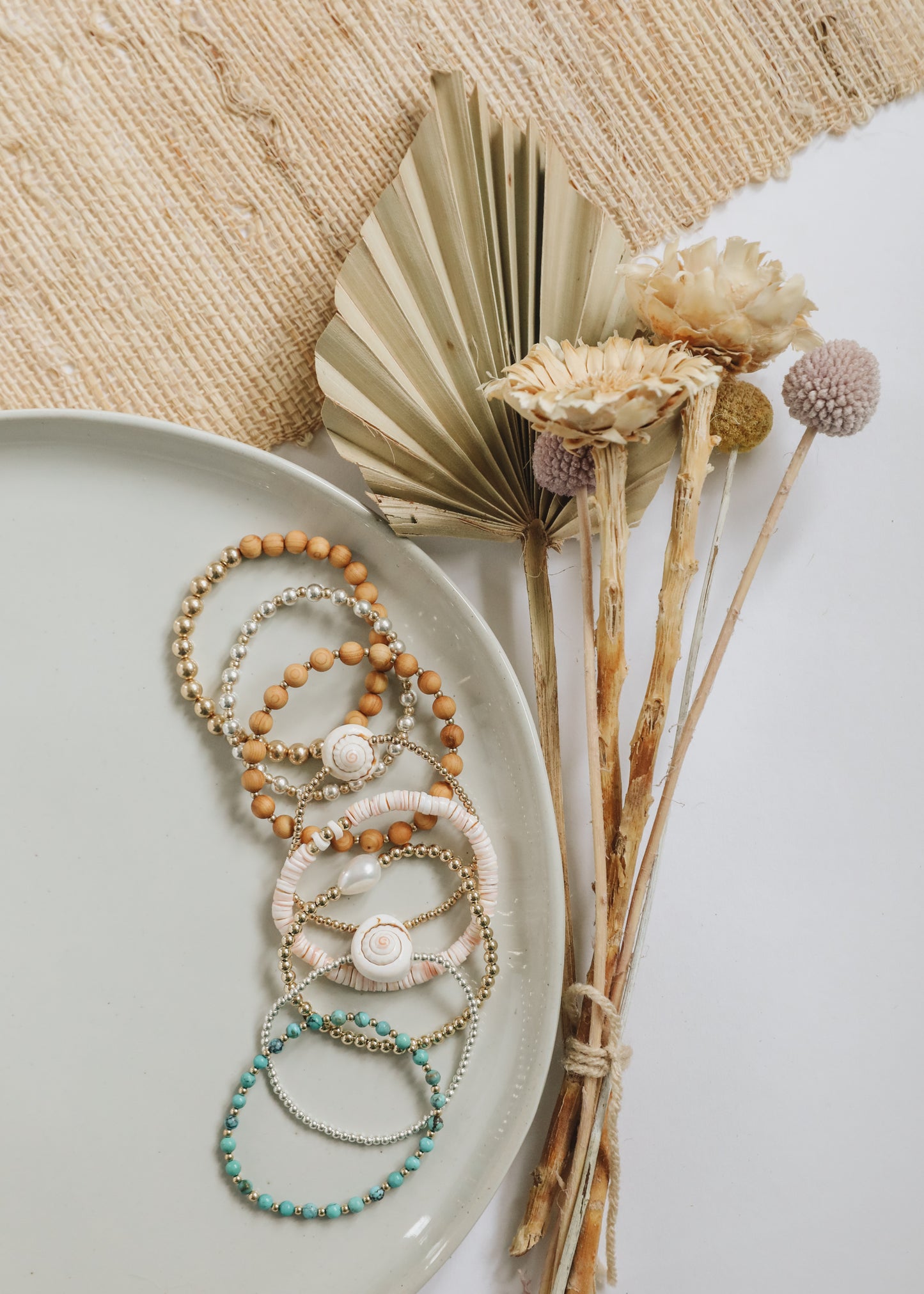 Perla Natural + Oro || Tobillera o pulsera
