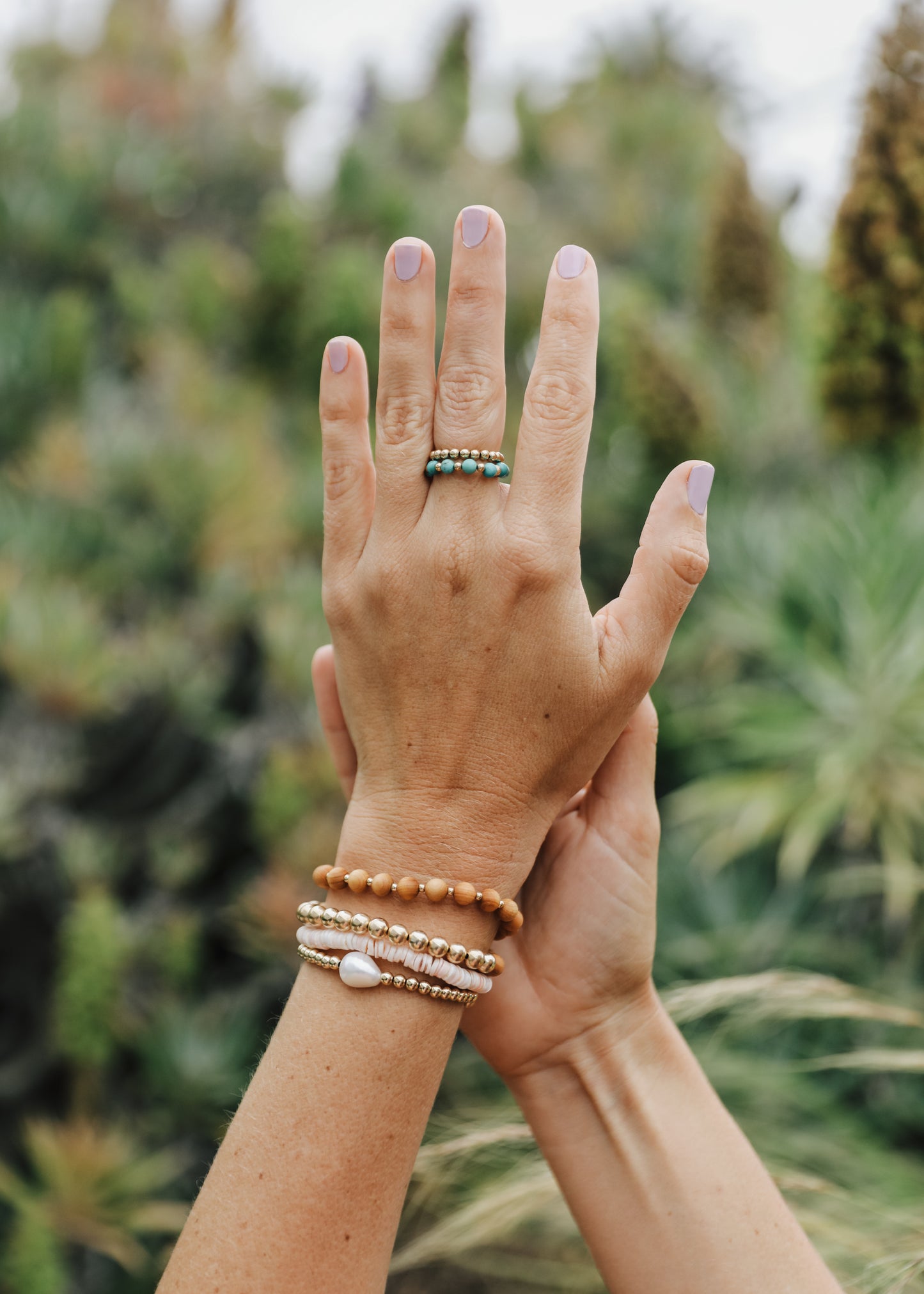 Perla Natural + Oro || Tobillera o pulsera