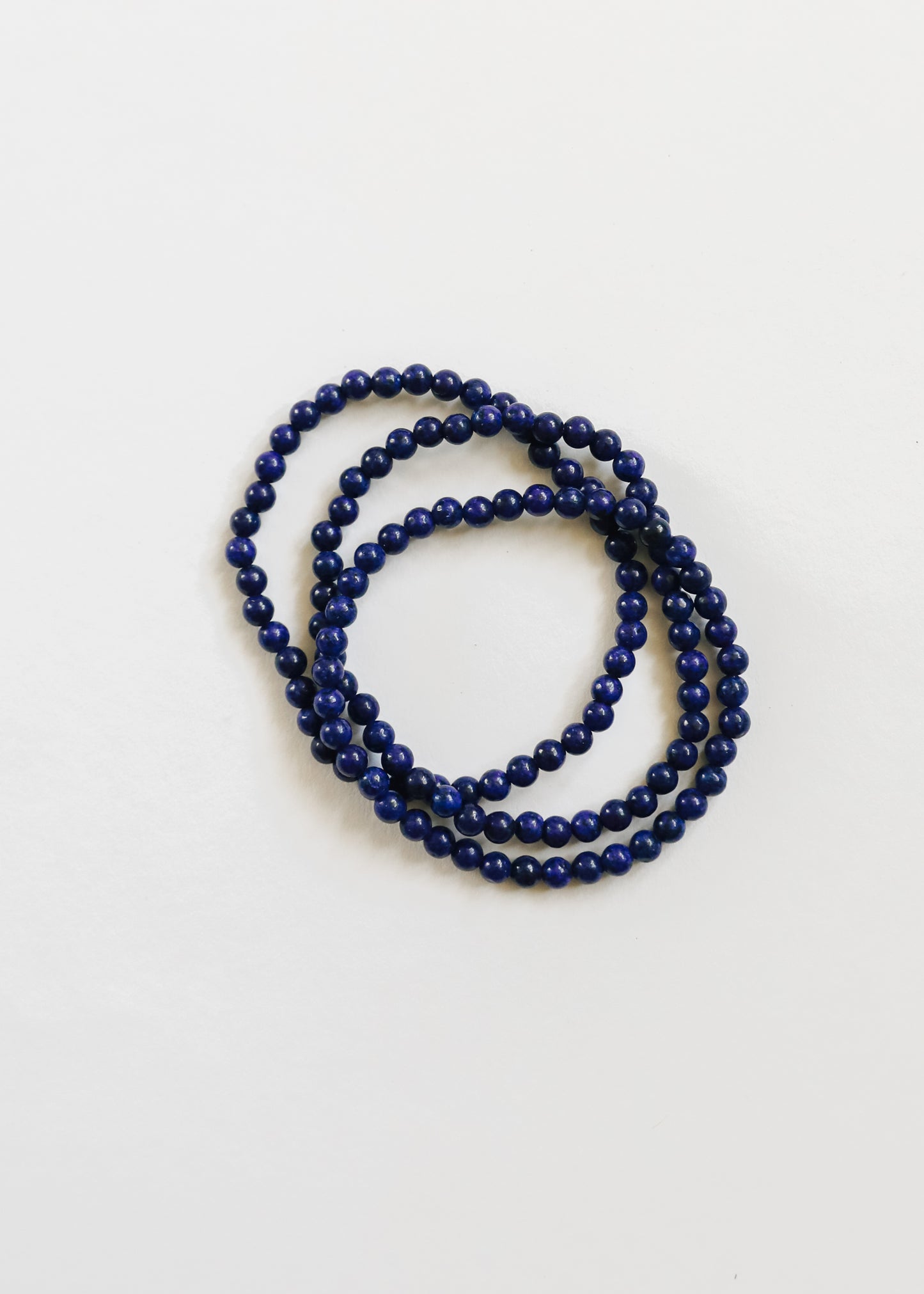Lapislázuli pulido || Pulsera para adultos
