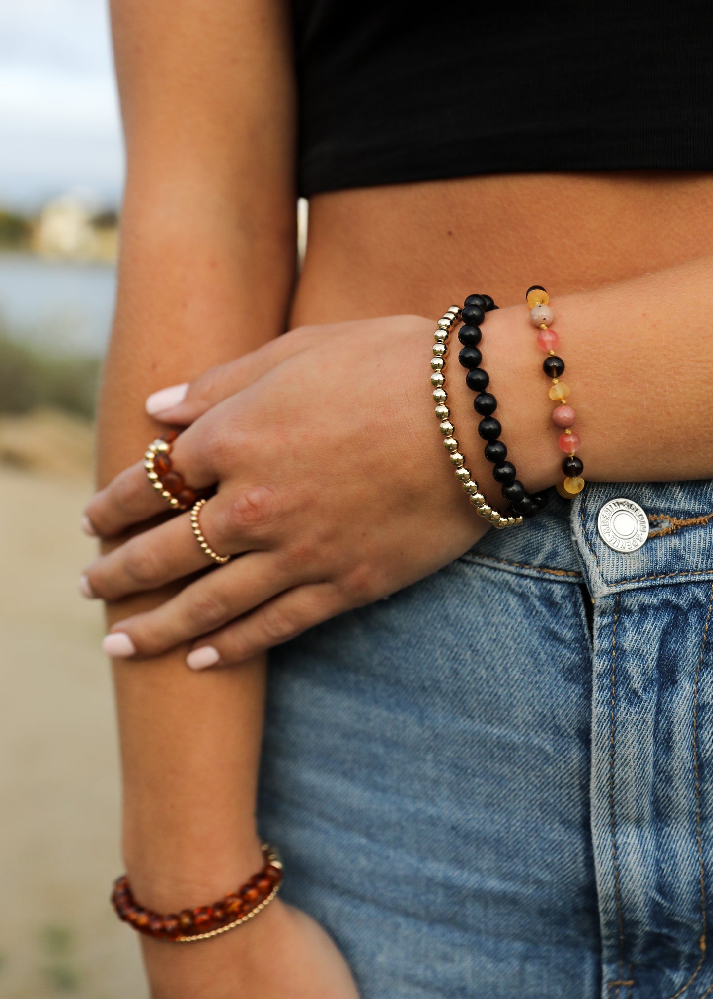 Pure Shungite || Anklet or Bracelet
