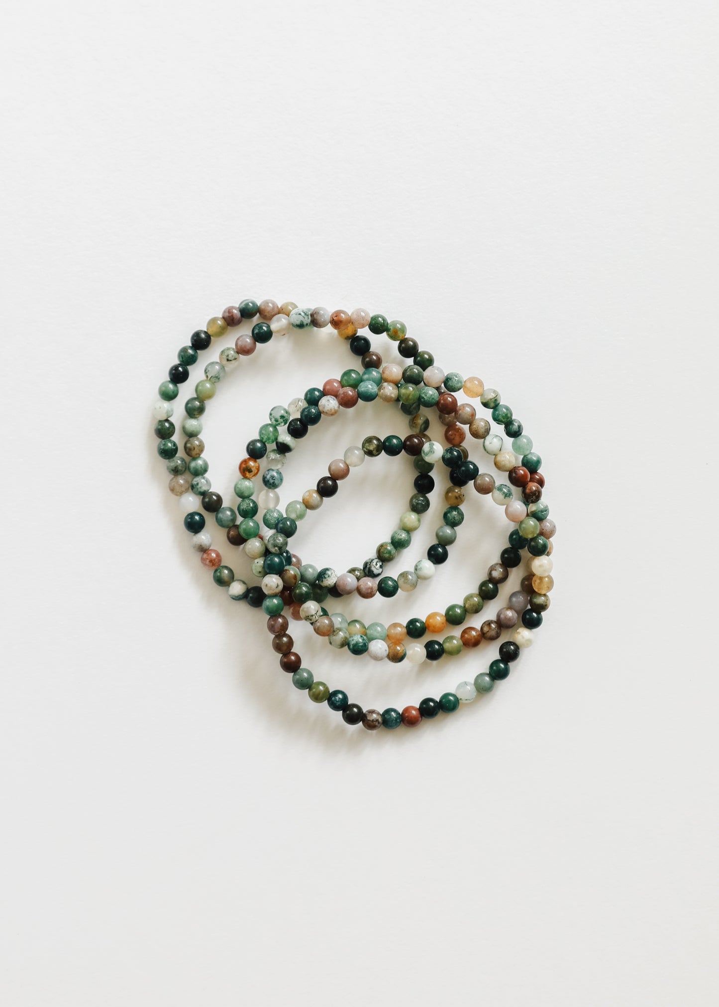 Ágata pulida || Pulsera para adultos