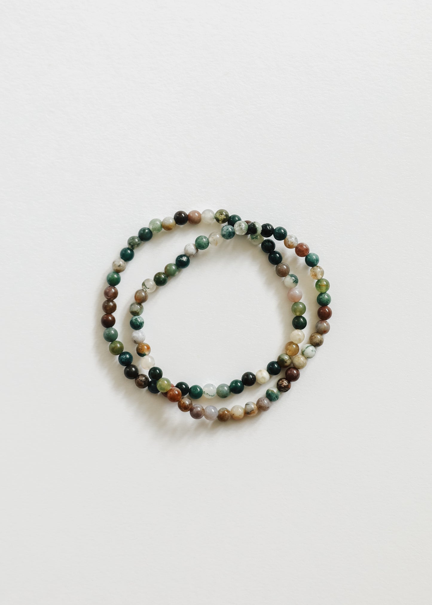 Ágata pulida || Pulsera para adultos