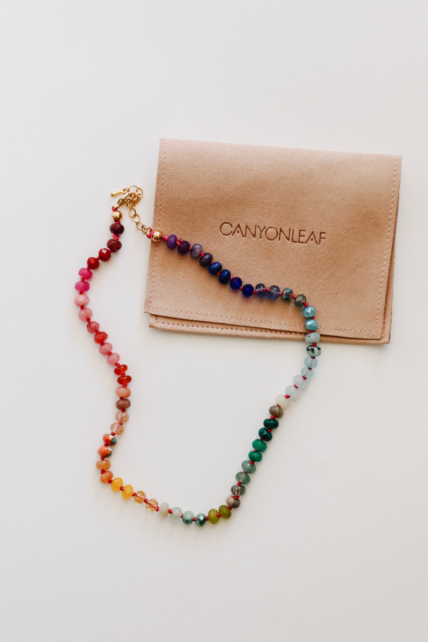 Natural Rainbow Gemstone Necklace