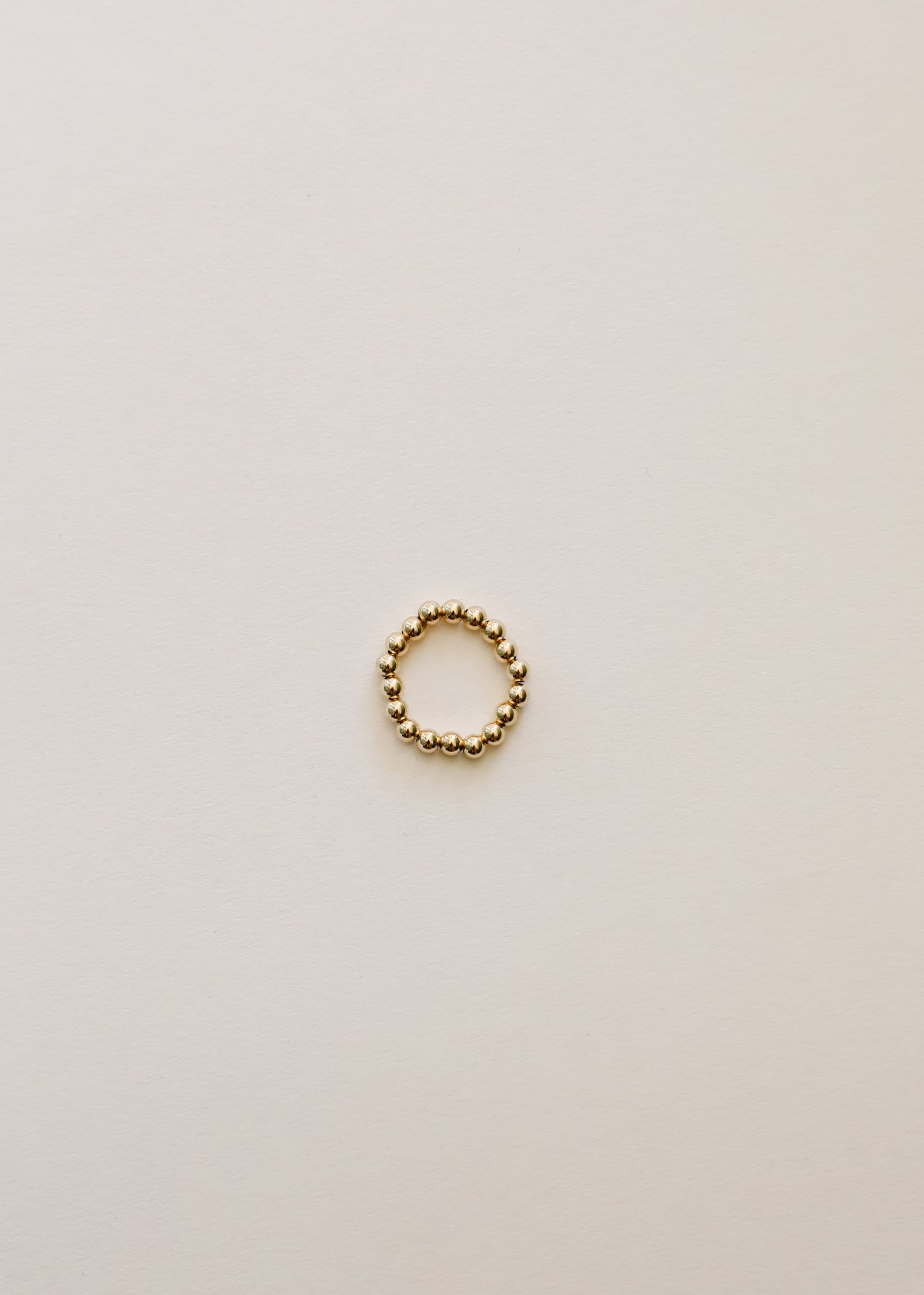 14k Gold Filled Beaded Ring || Stack