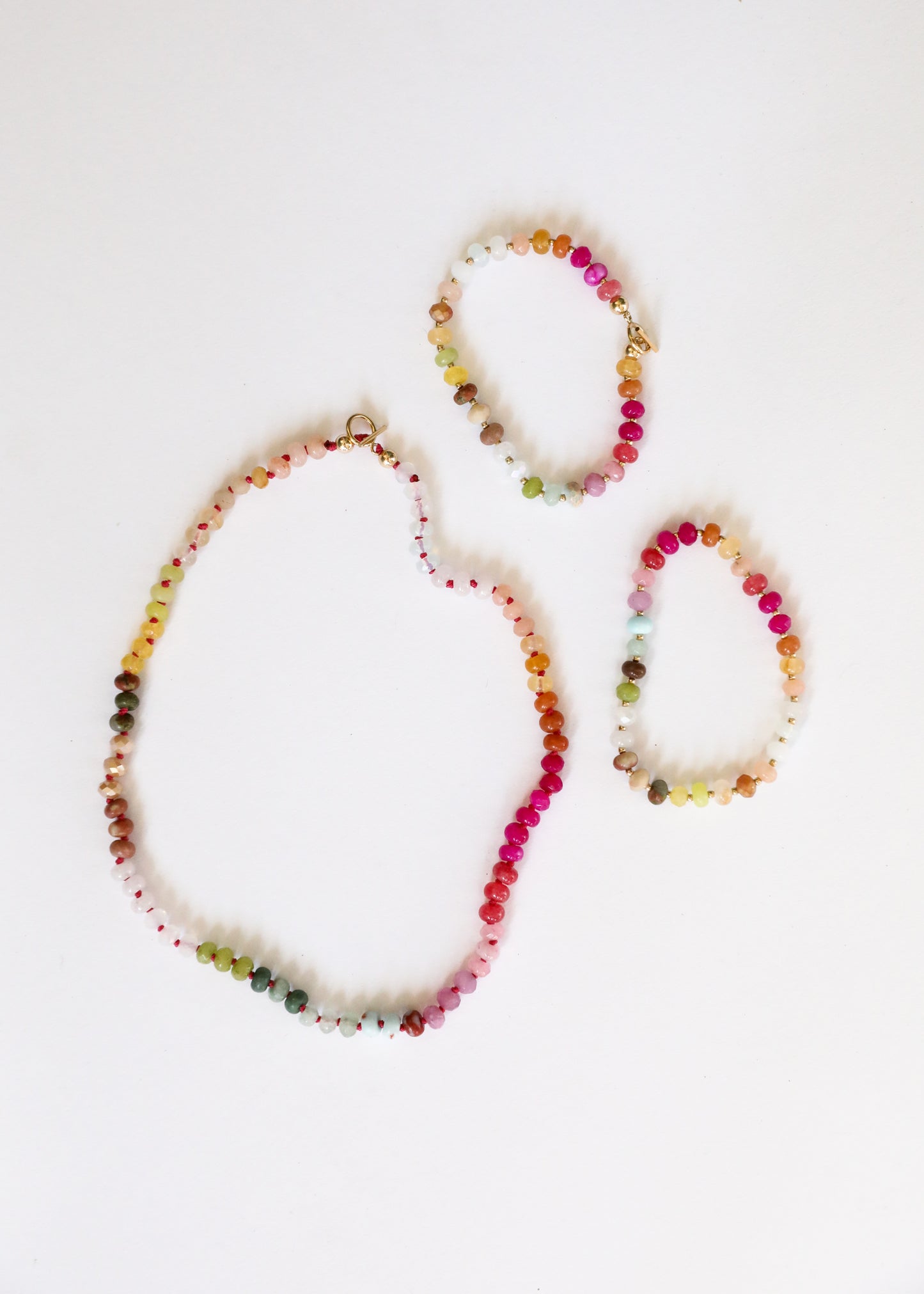 Pulsera de piedras preciosas naturales - Banco de arena