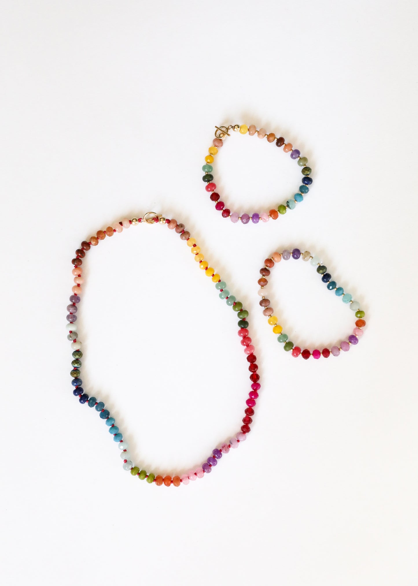 Pulsera de piedras preciosas naturales - Fiebre del oro
