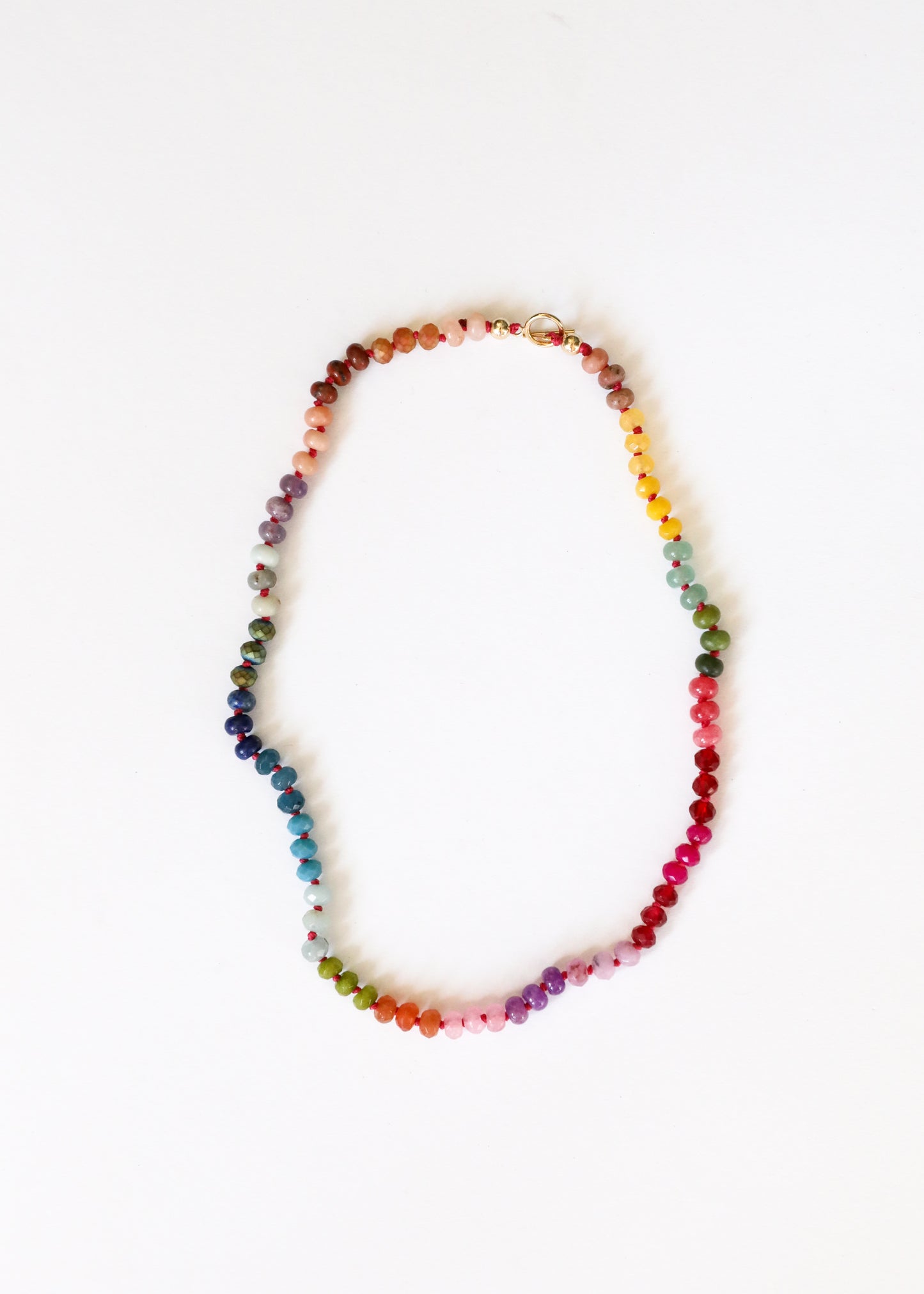 Collar de piedras preciosas naturales - Fiebre del oro