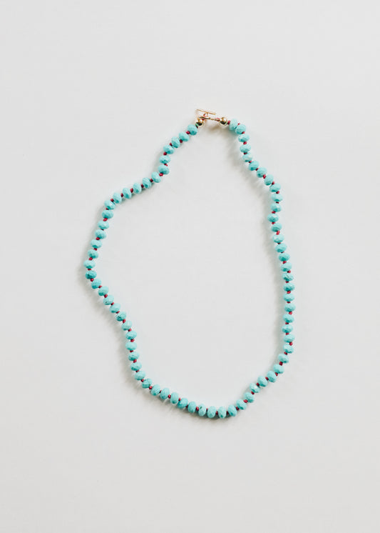 Turquoise + Gold || Gemstone Necklace