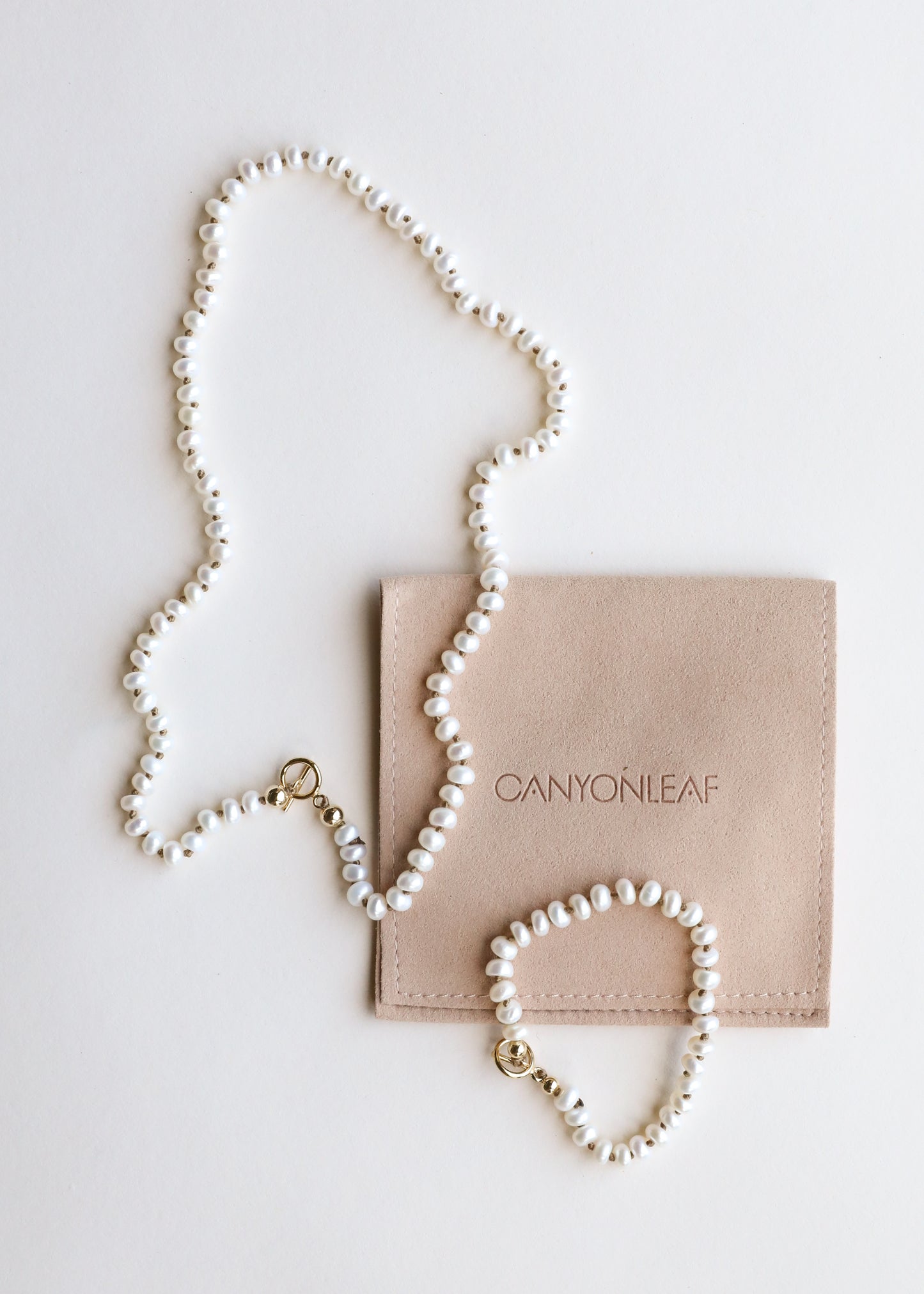 Dainty Natural Pearl + 14k Gold Filled Toggle || Anklet or Bracelet