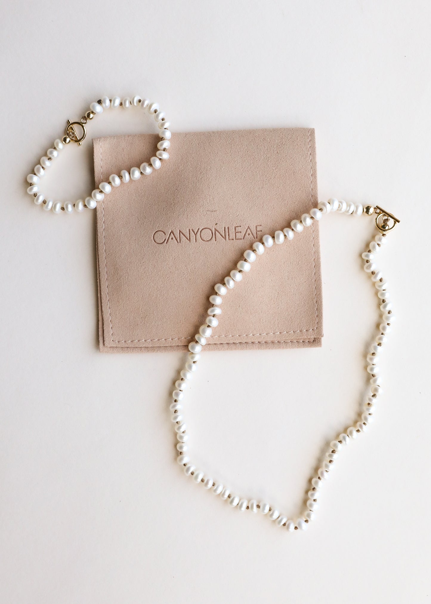 Dainty Natural Pearl + 14k Gold Filled Toggle || Anklet or Bracelet