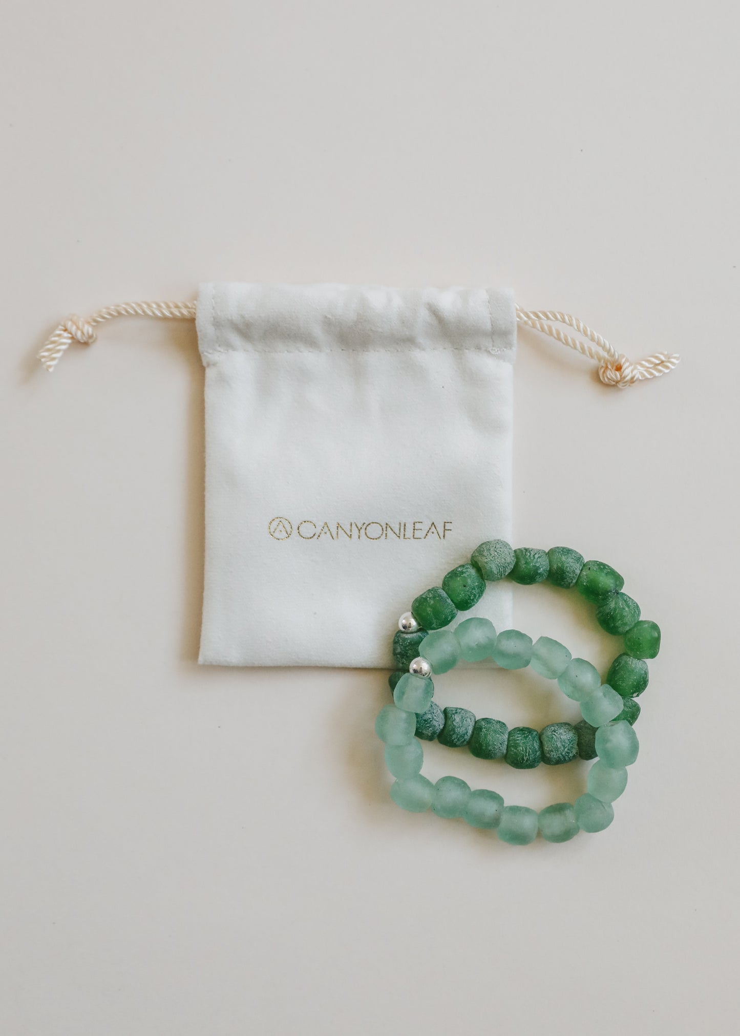 Vintage Aqua Green Sea Glass || Adult Bracelet