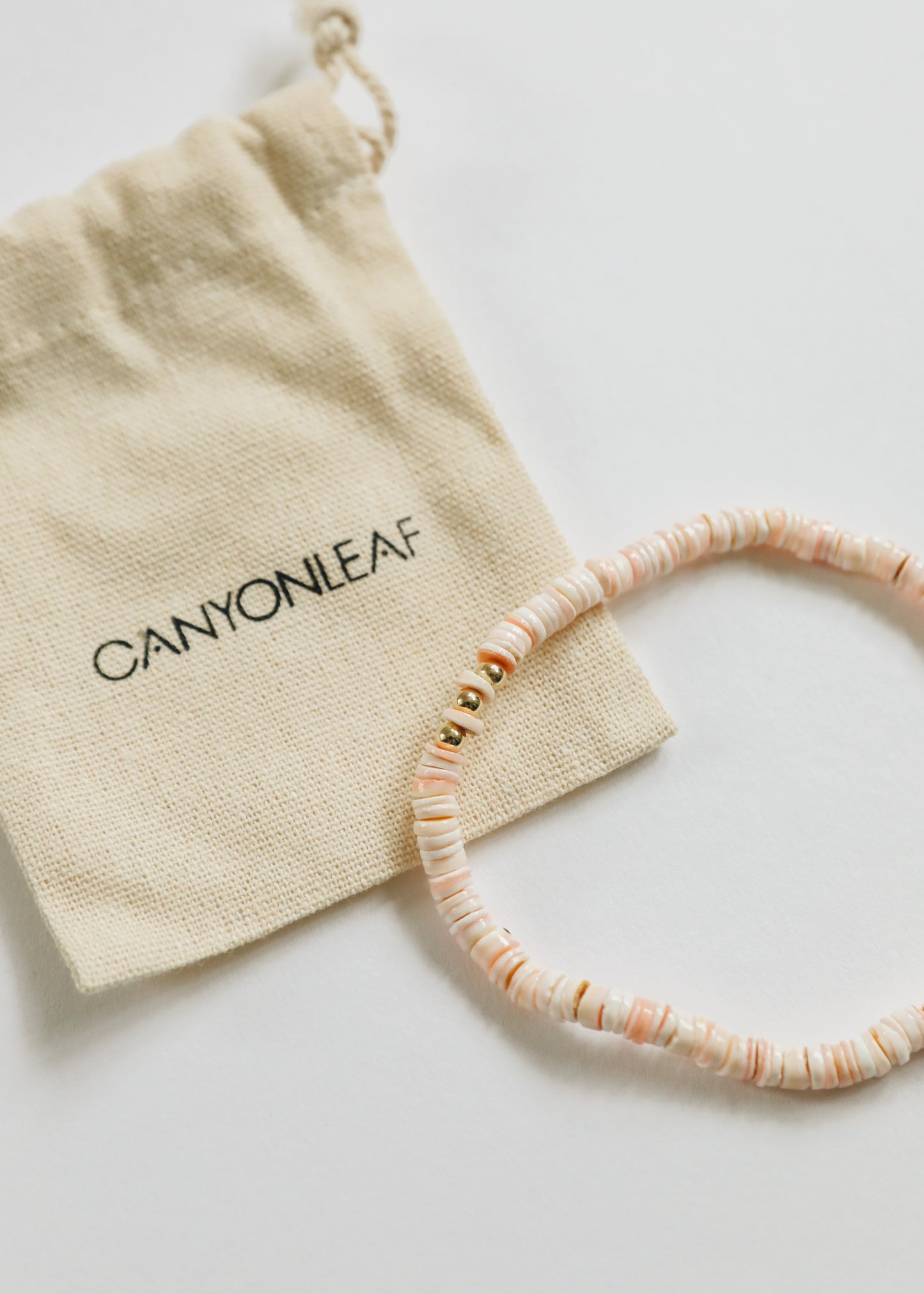 Concha de mar pura + oro || Tobillera o pulsera para adulto
