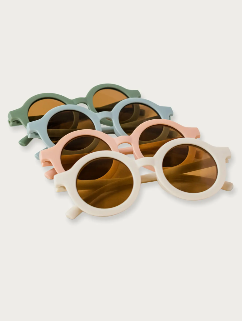 Baby + Toddler || Round Sunglasses - Cream