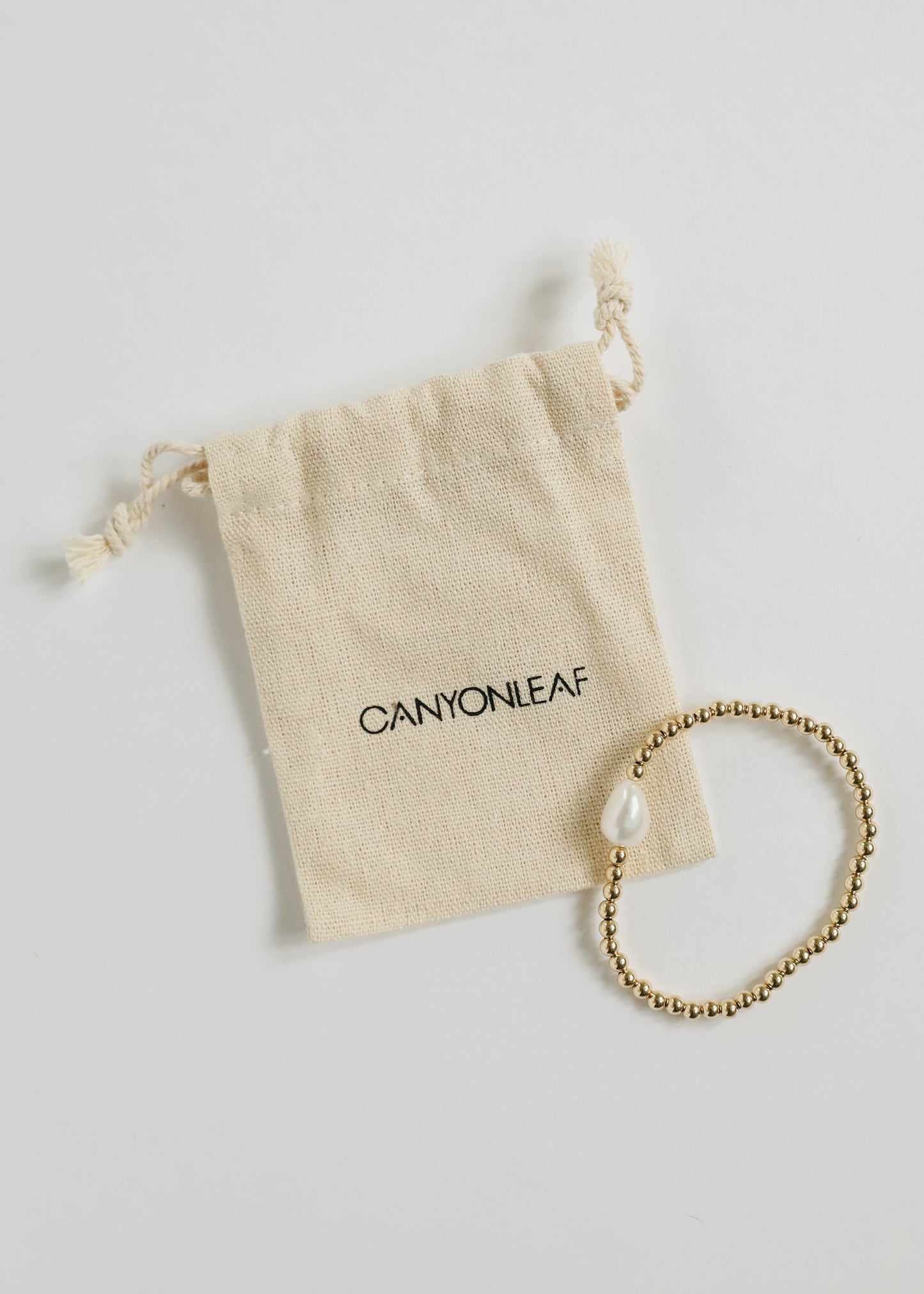 Perla Natural + Oro || Tobillera o pulsera