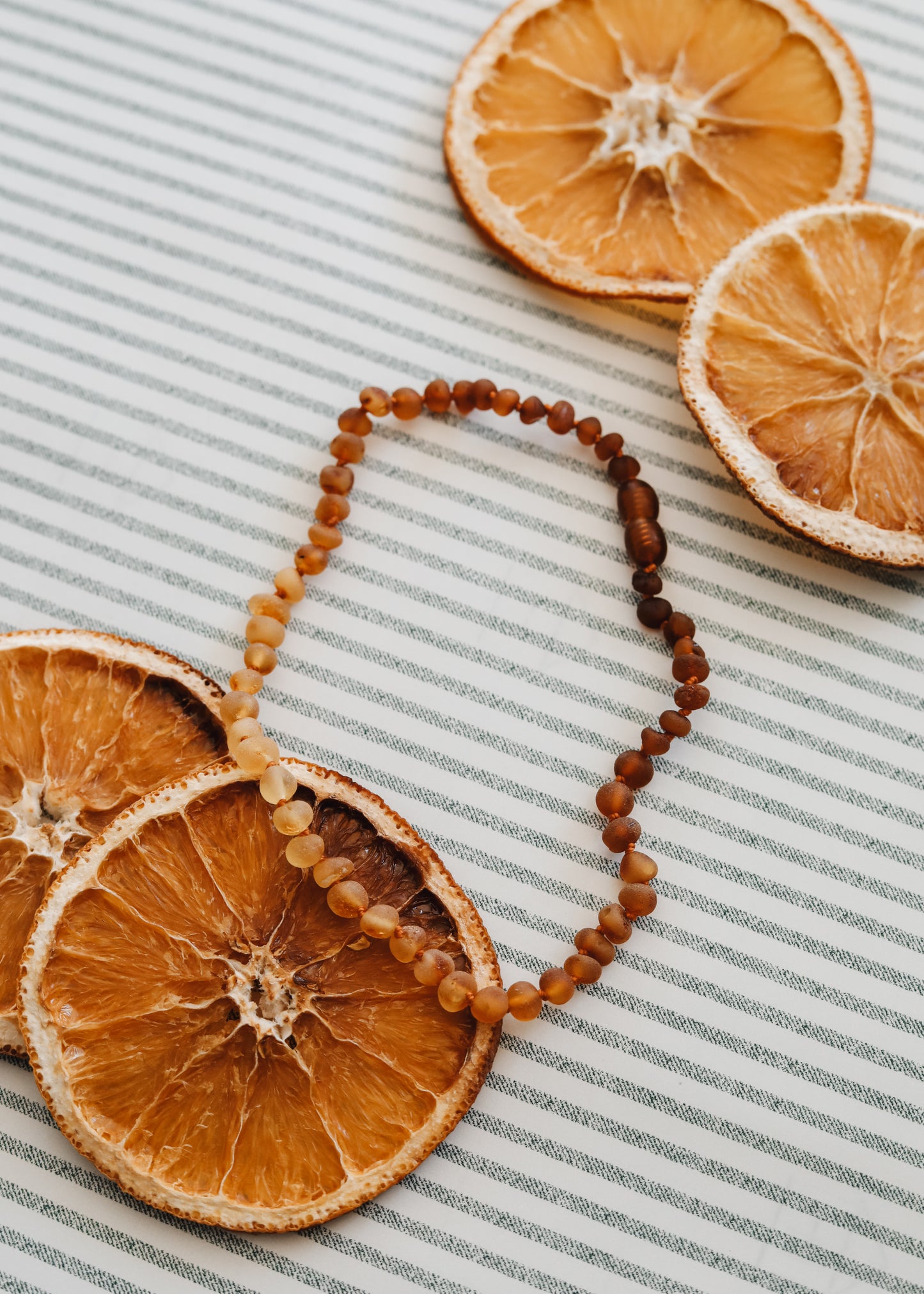 Ámbar báltico crudo + girasol || Collar ||