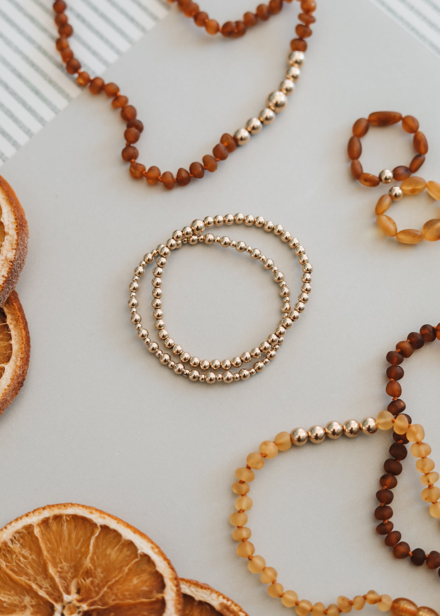 Pulseras de Oro || Pila simple
