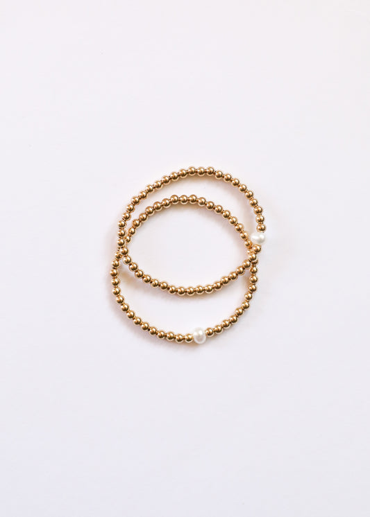 Oro + Perla || Pulsera
