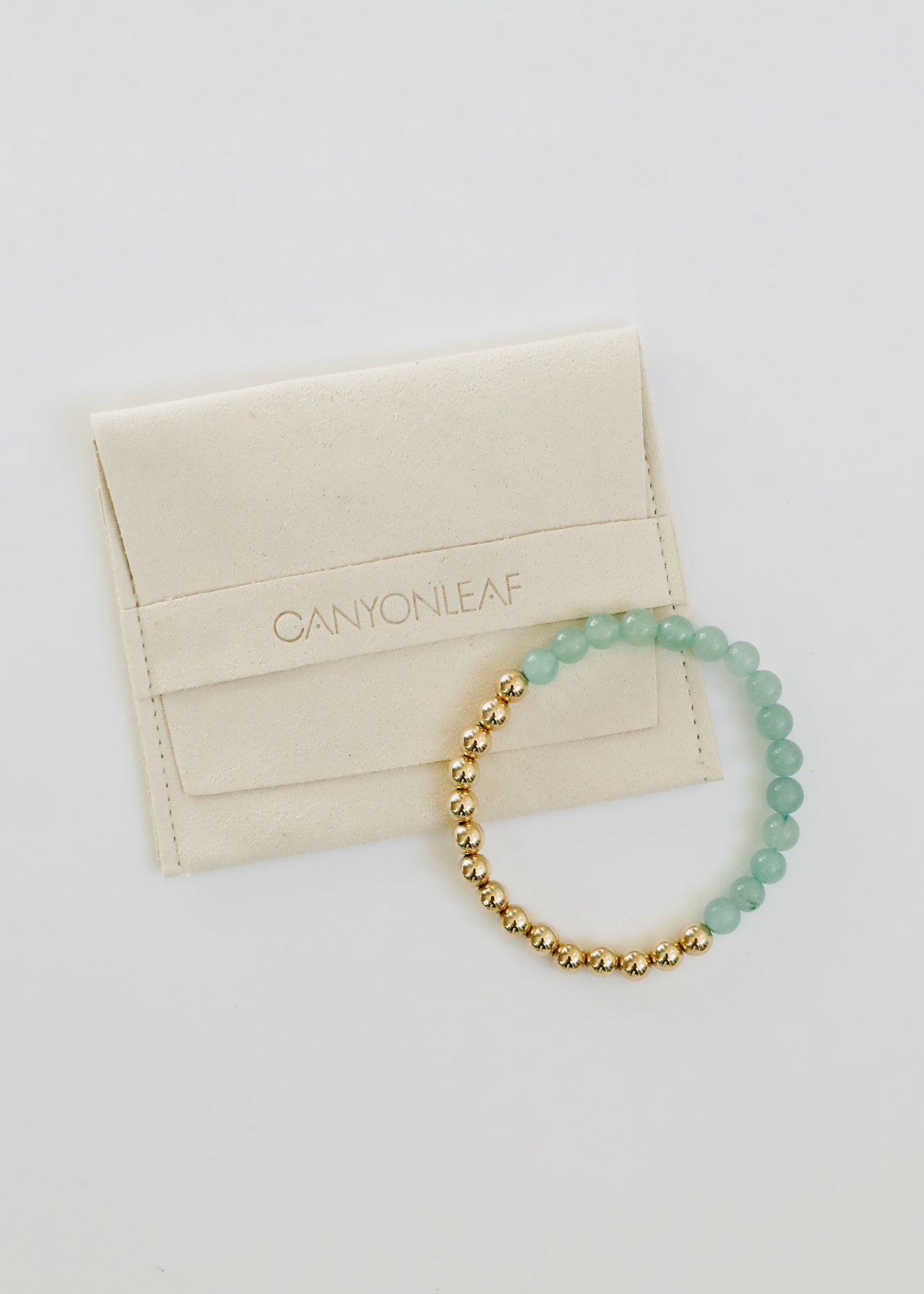 Aventurina: Sol Dorado + Luna || Pulseras para adultos