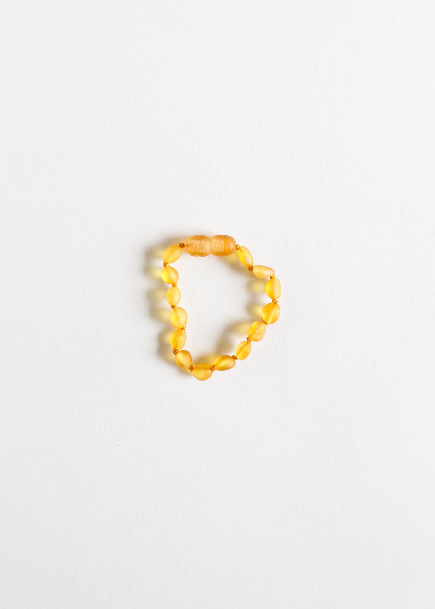Miel cruda Ámbar báltico || Clásico || Tobillera o pulsera