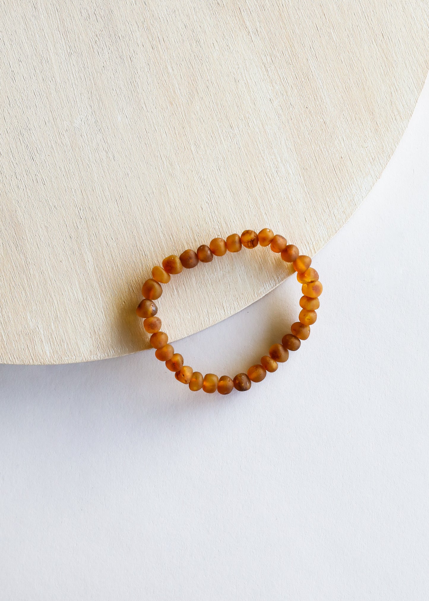 Ámbar báltico de coñac crudo || Pulsera para adultos