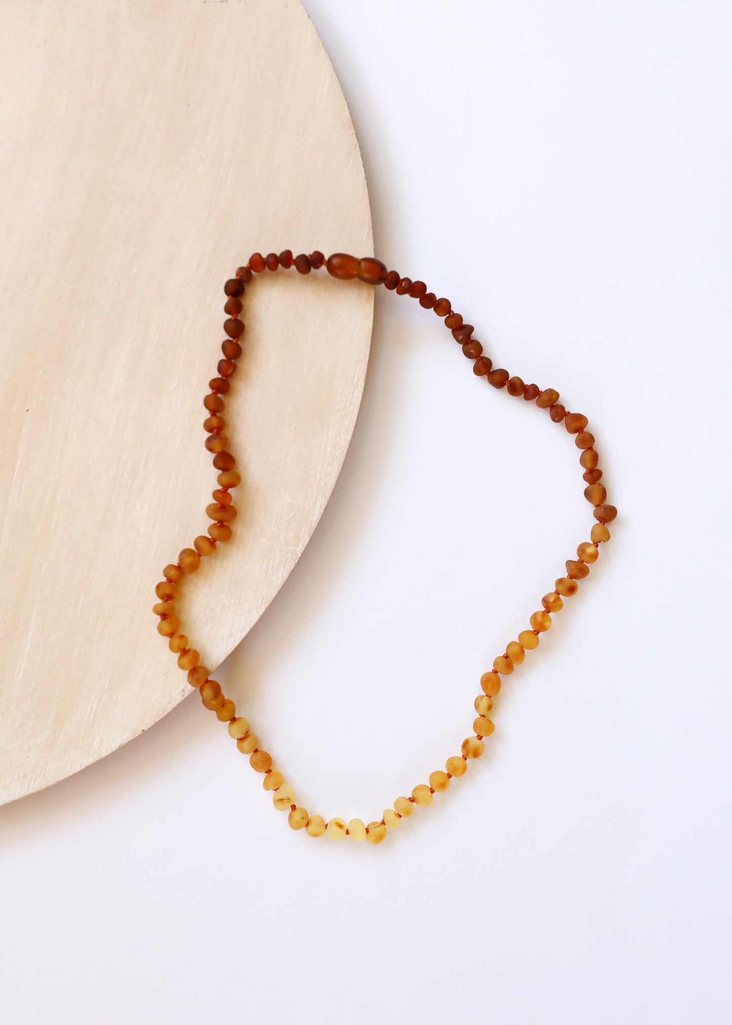 Ámbar báltico crudo + girasol || Collar ||