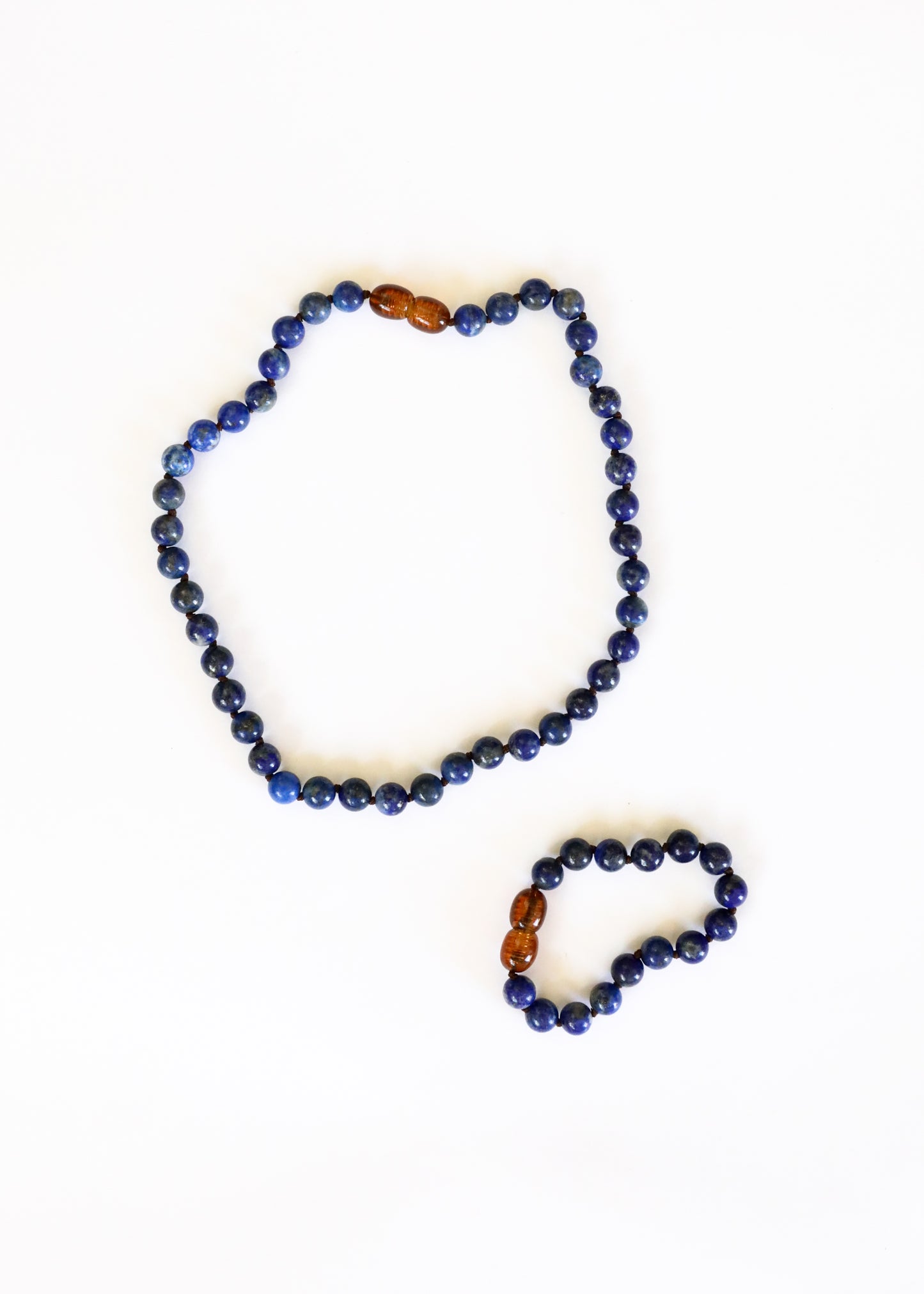 Piedra preciosa pura + lapislázuli || Tobillera o pulsera