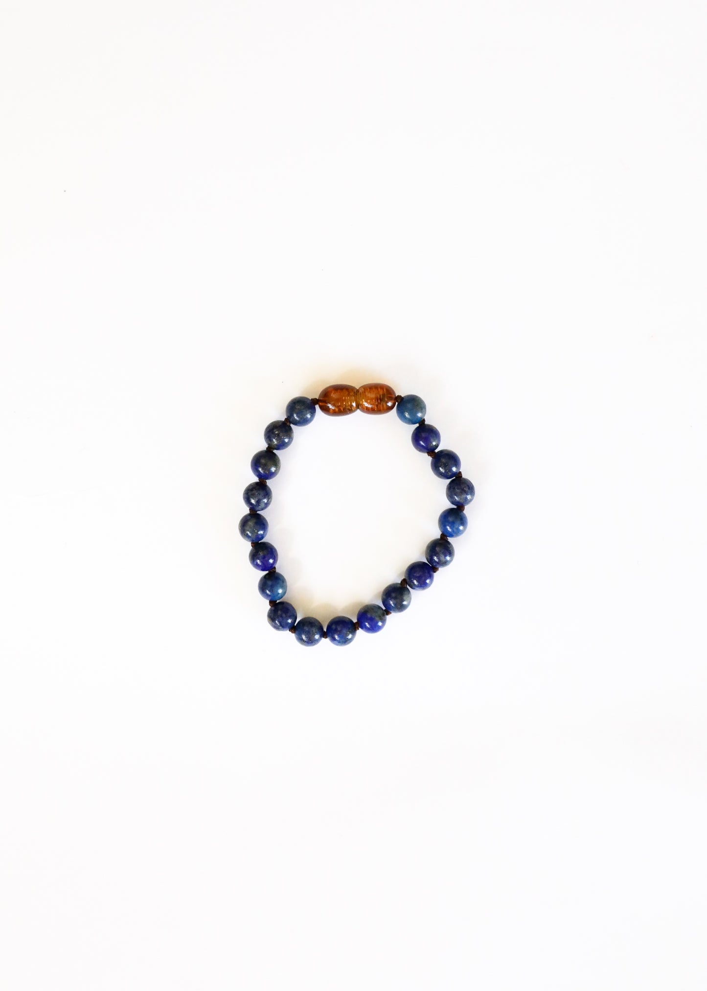 Piedra preciosa pura + lapislázuli || Tobillera o pulsera