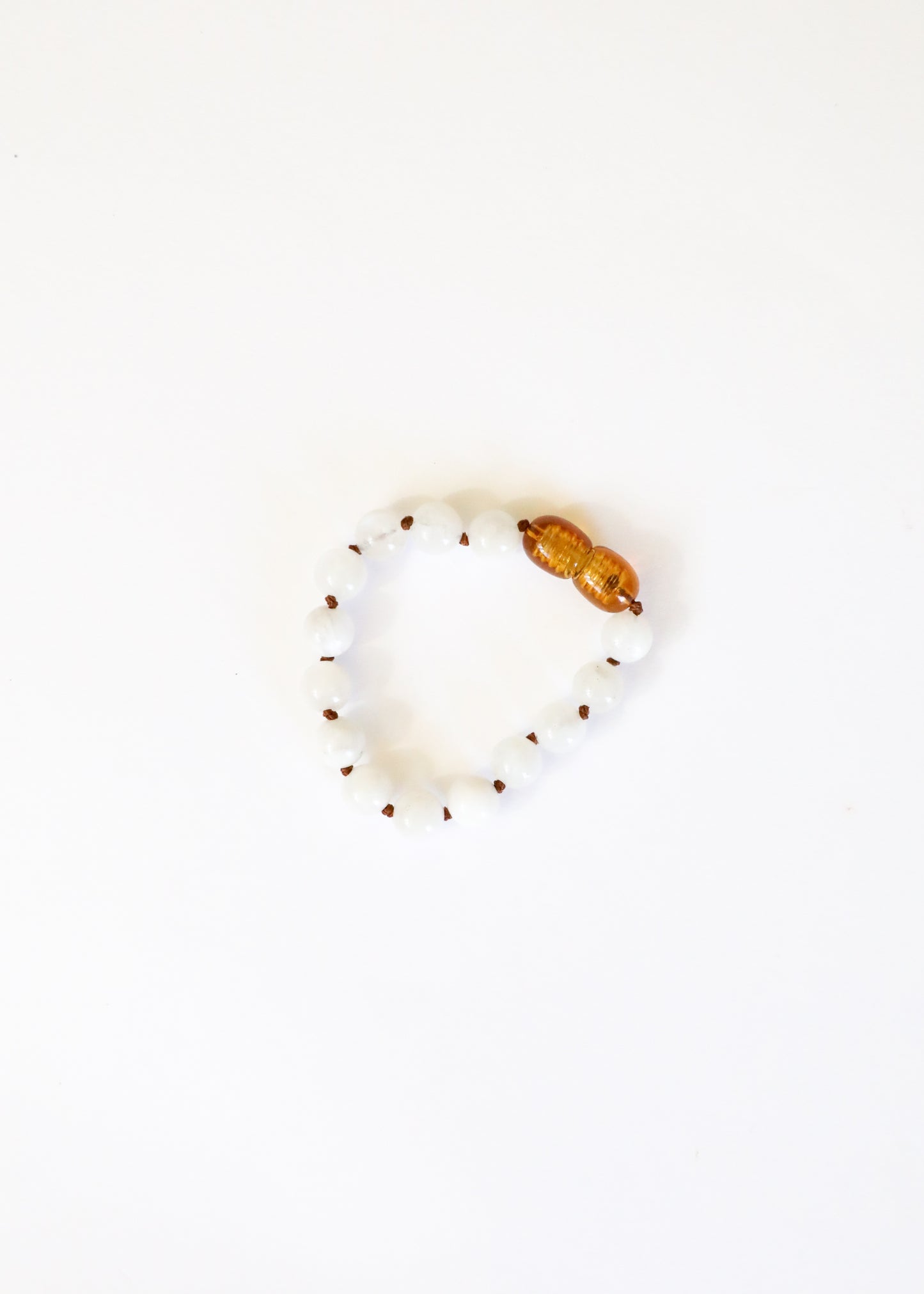 Piedra preciosa pura + piedra lunar || Tobillera o pulsera