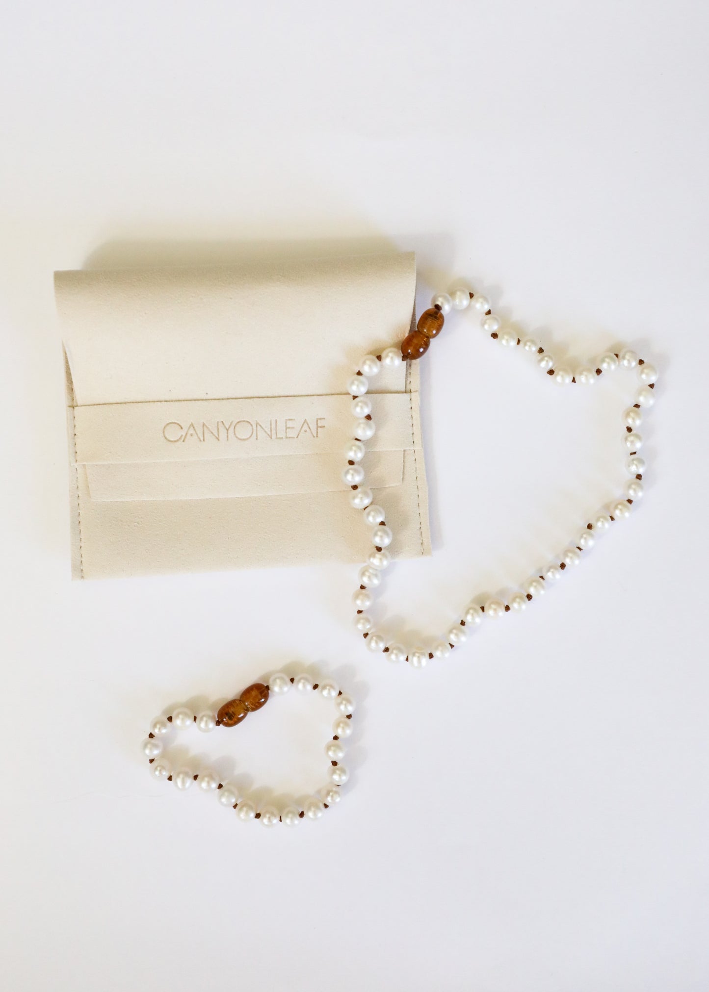 Piedra preciosa pura + perla || Tobillera o pulsera