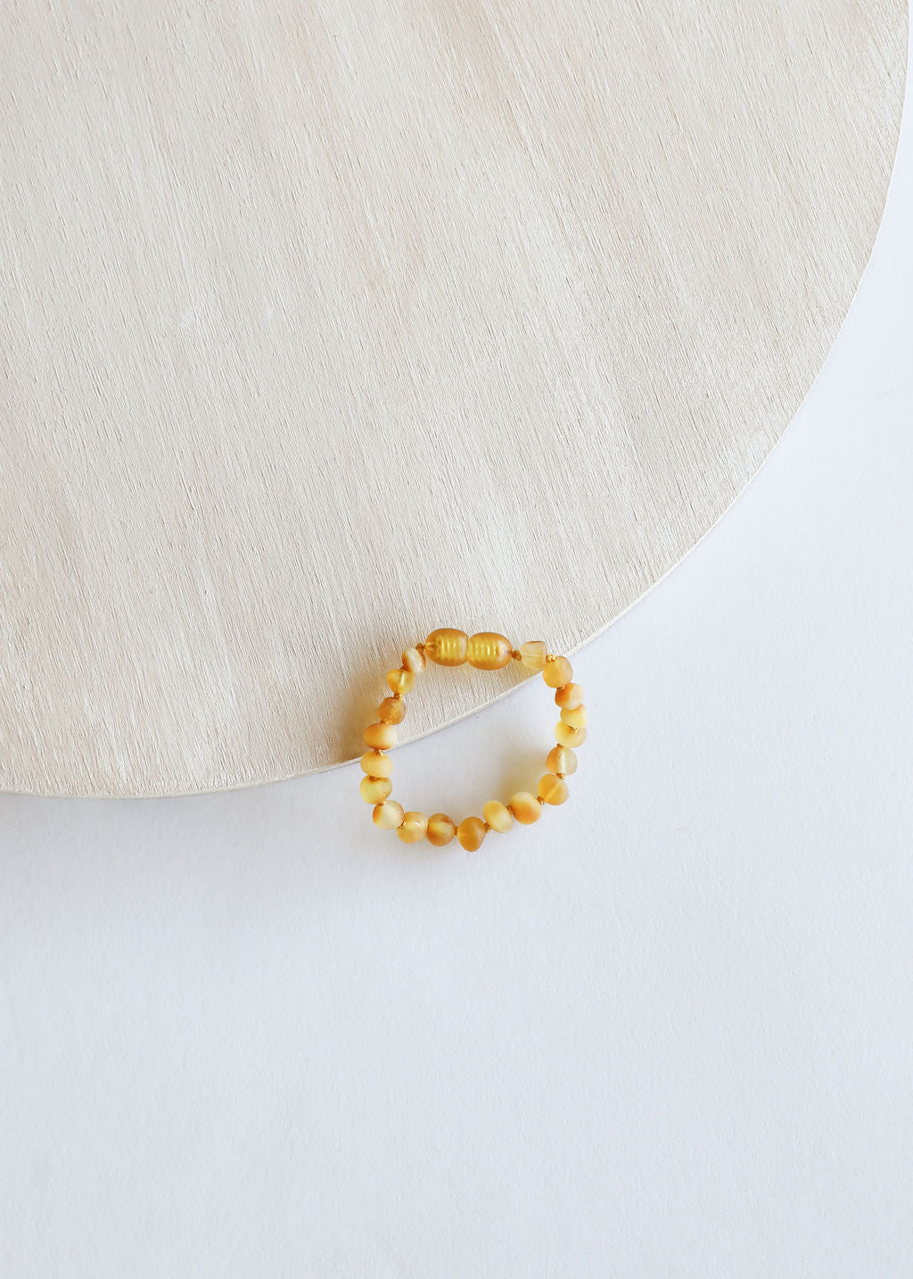 Miel cruda Ámbar báltico || Tobillera o pulsera
