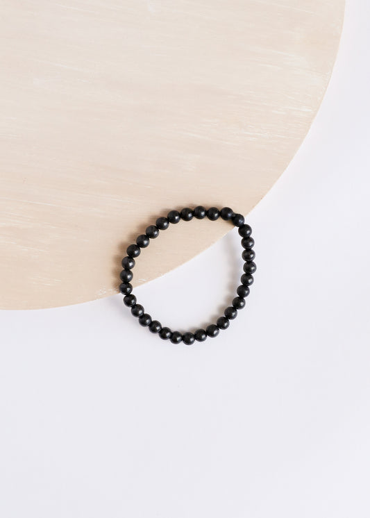 Raw Shungite || Adult Bracelet