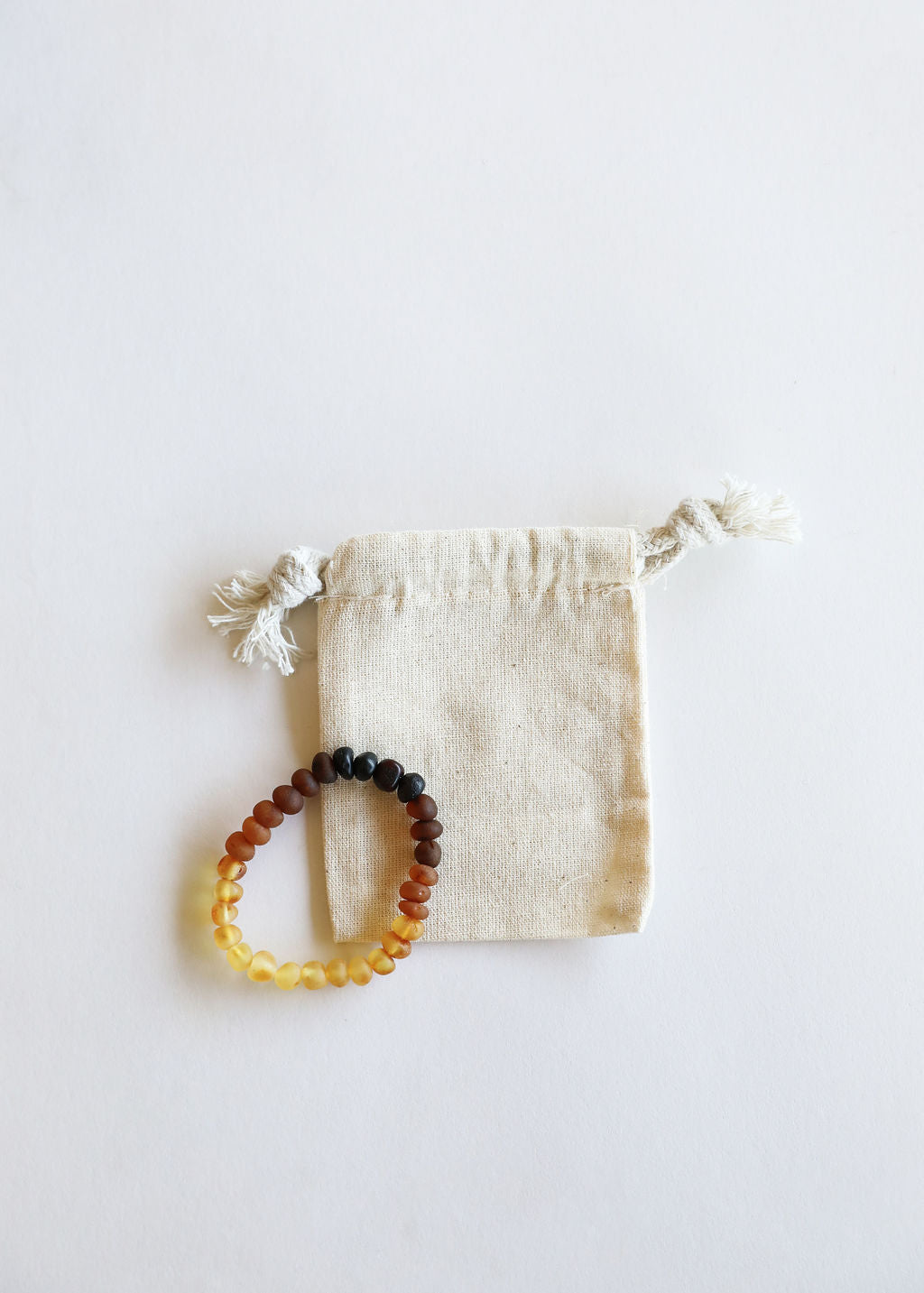 Ámbar Báltico Ombré Crudo || Pulsera para adultos