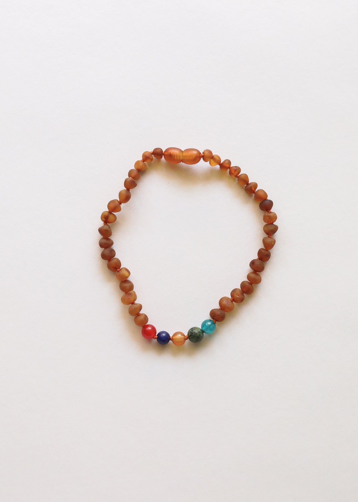 Raw Cognac Baltic Amber + Vintage Style || Anklet or Bracelet
