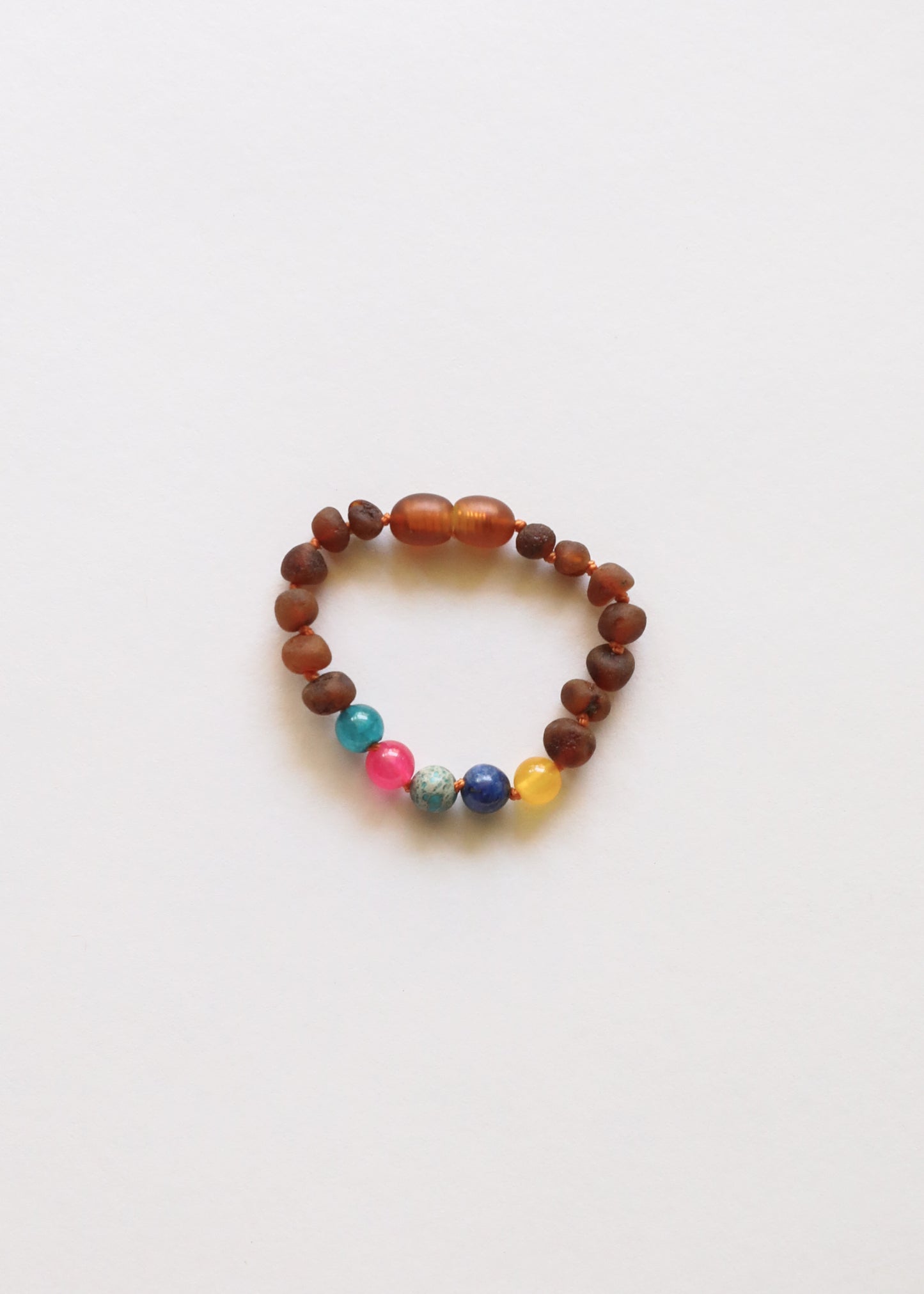 Raw Cognac Baltic Amber + Vintage Style || Anklet or Bracelet