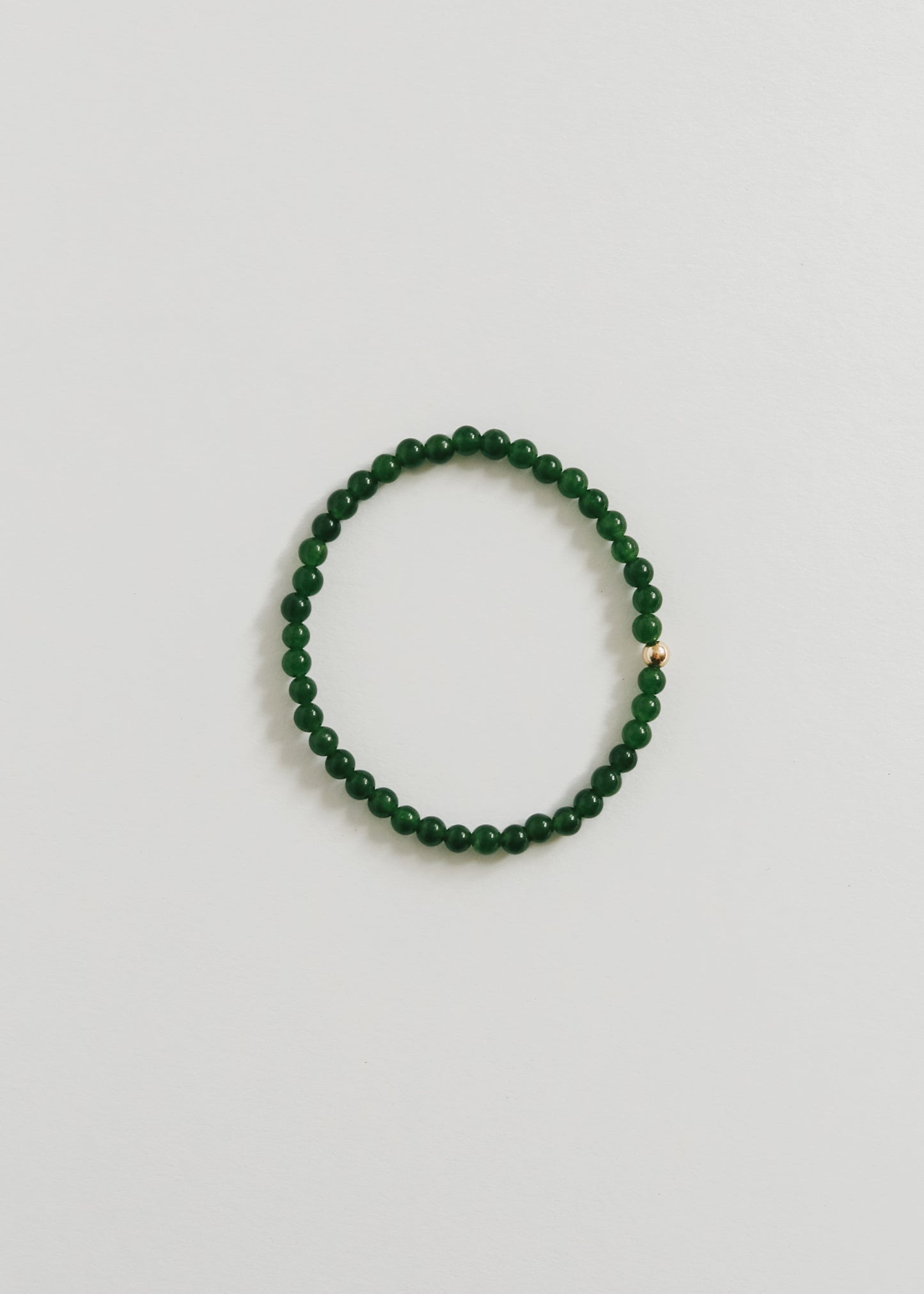 Delicado jade verde || Pulsera