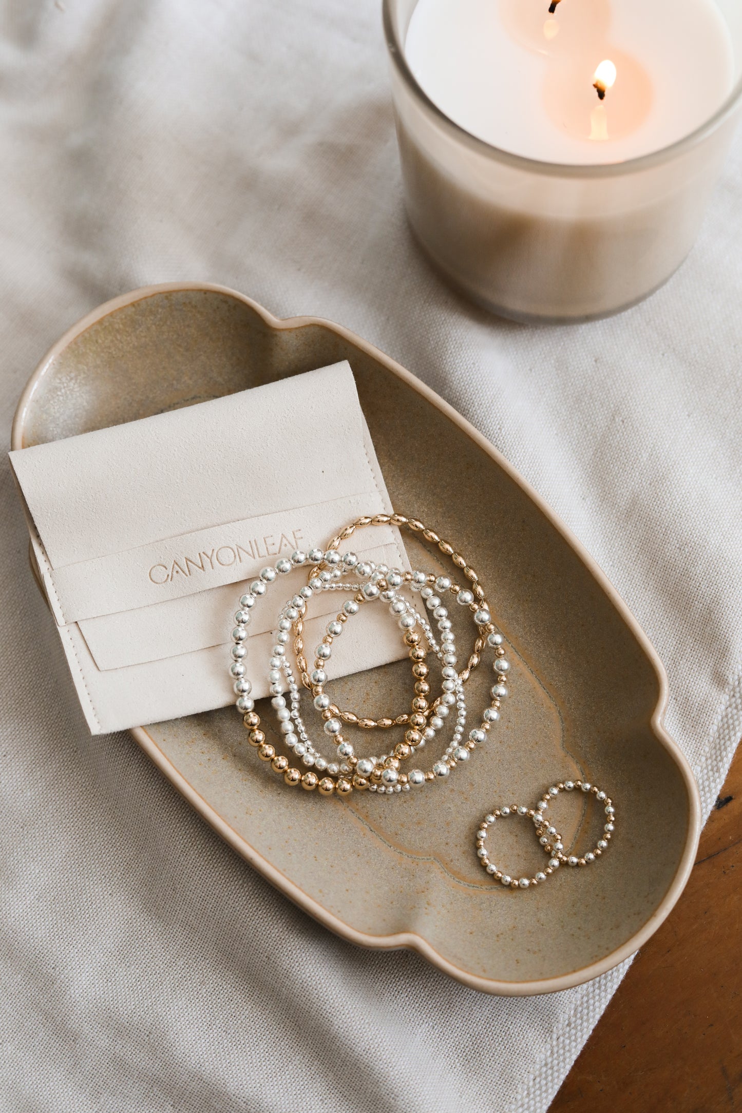 Sterling Silver Stack || Adult Bracelets