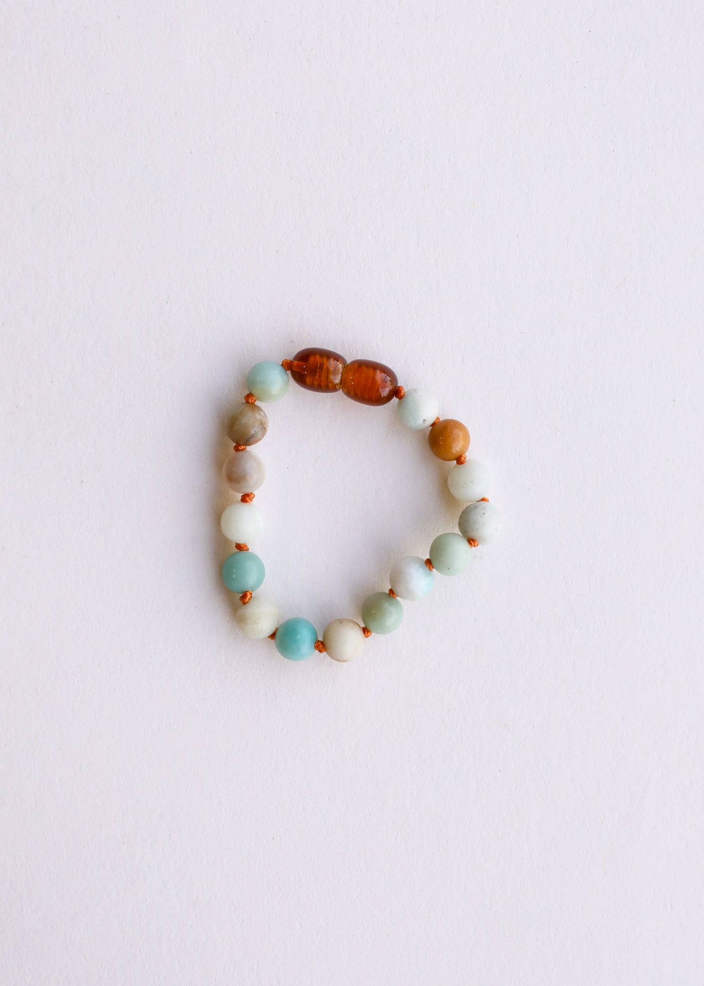 Natural Amazonite Gemstone || Beaded Anklet or Bracelet