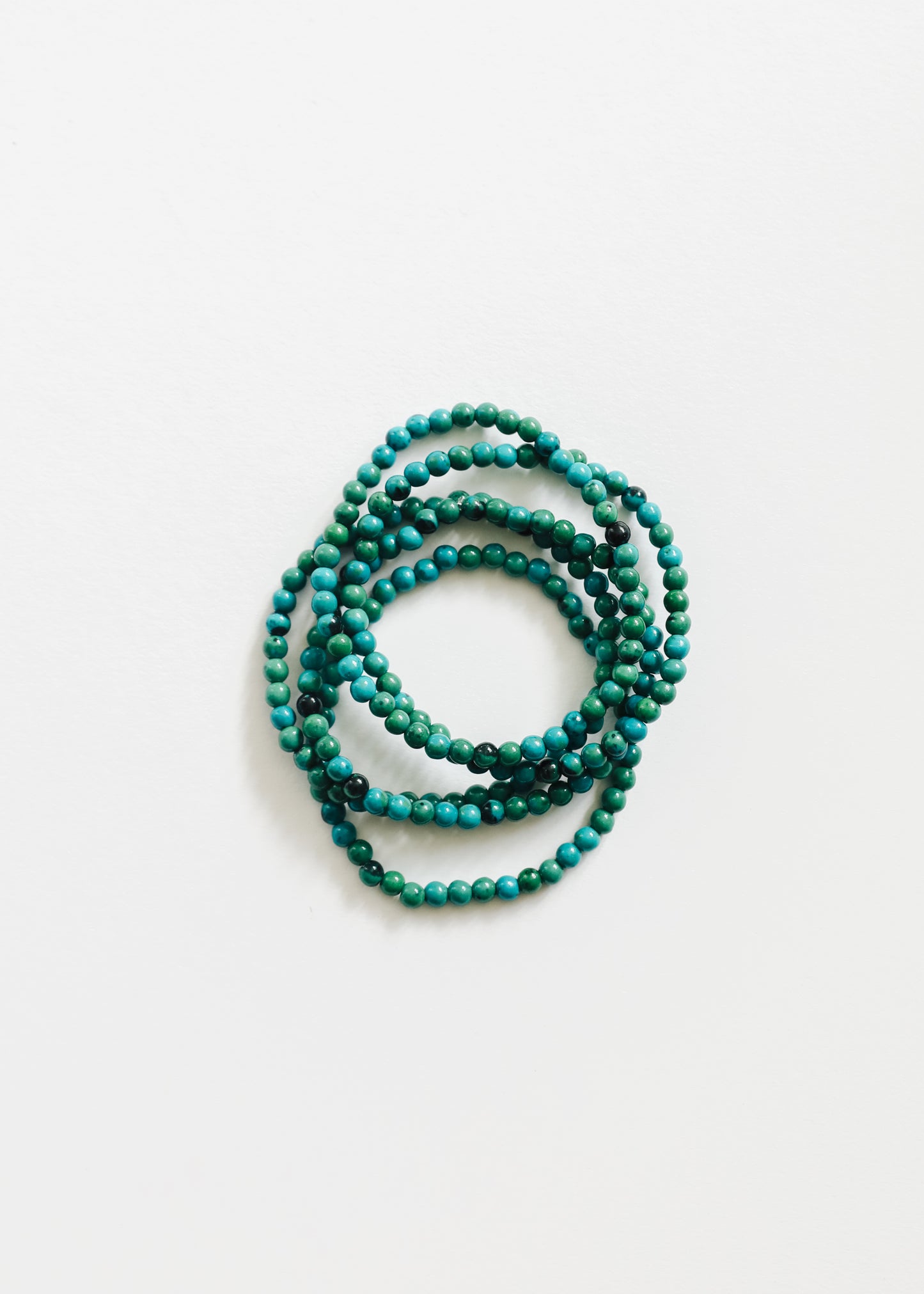 Polished Chrysocolla || Adult Bracelet