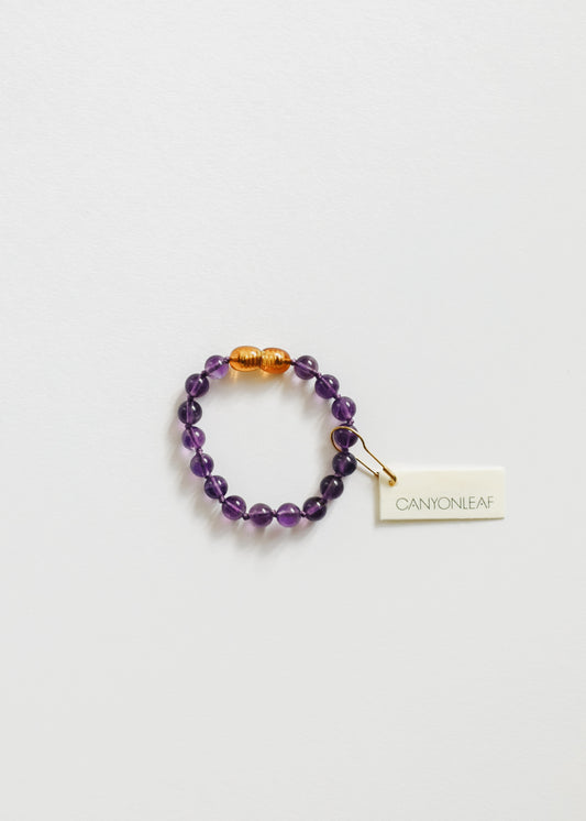 Pure Gemstone + Amethyst || Anklet or Bracelet