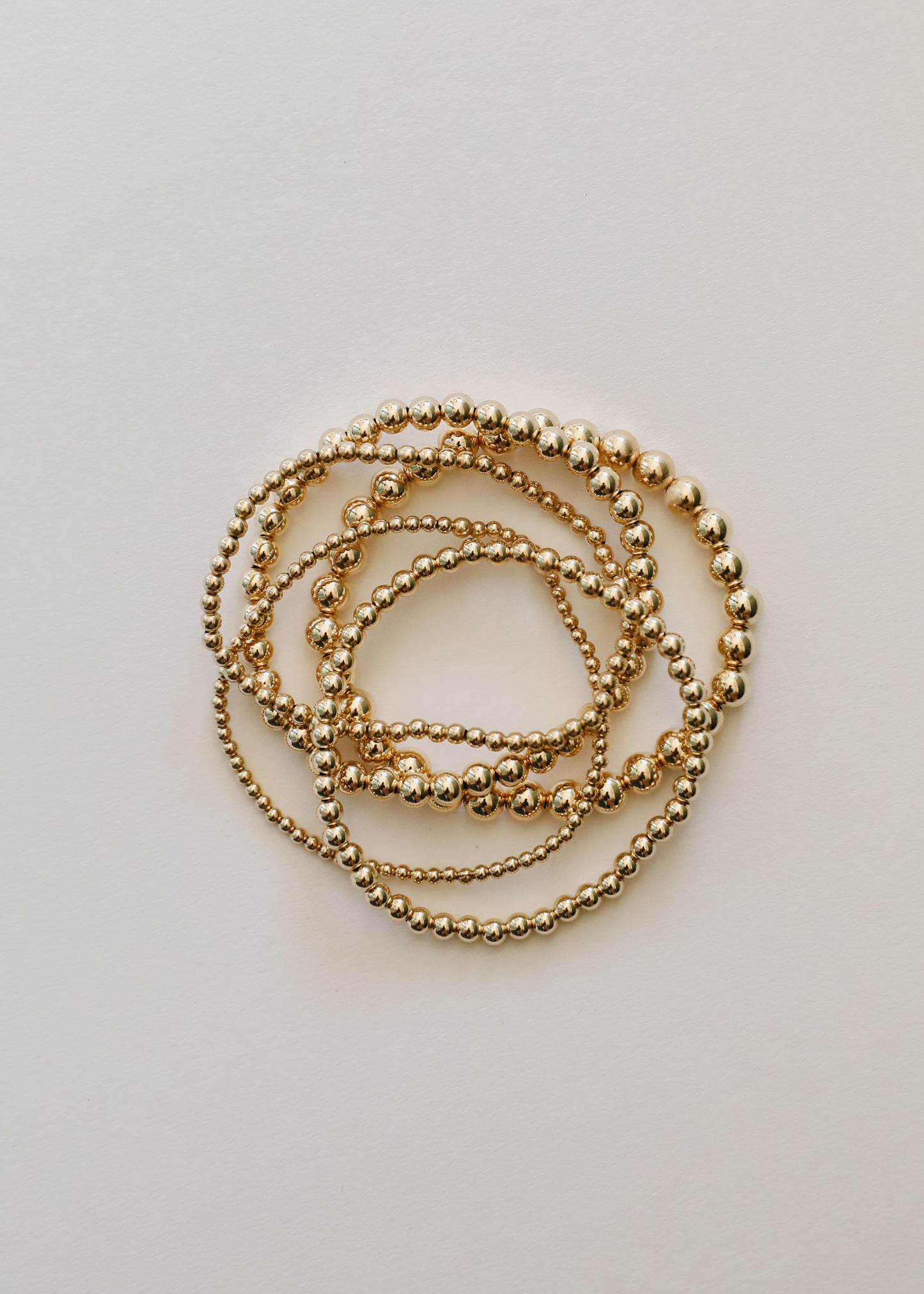 Gold Beaded Bracelets || Complete Stack