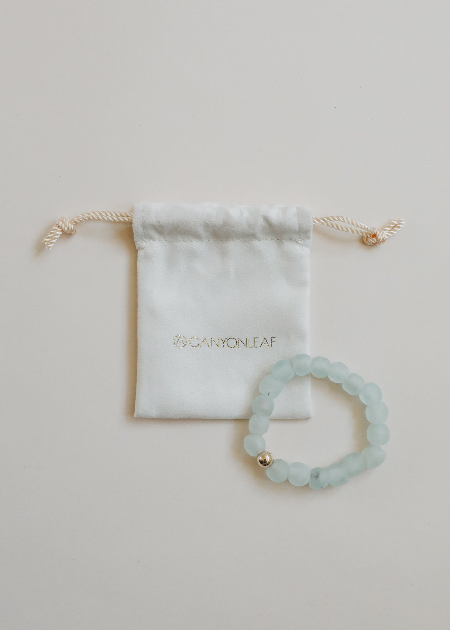 Blue Sea Glass || Adult Bracelet