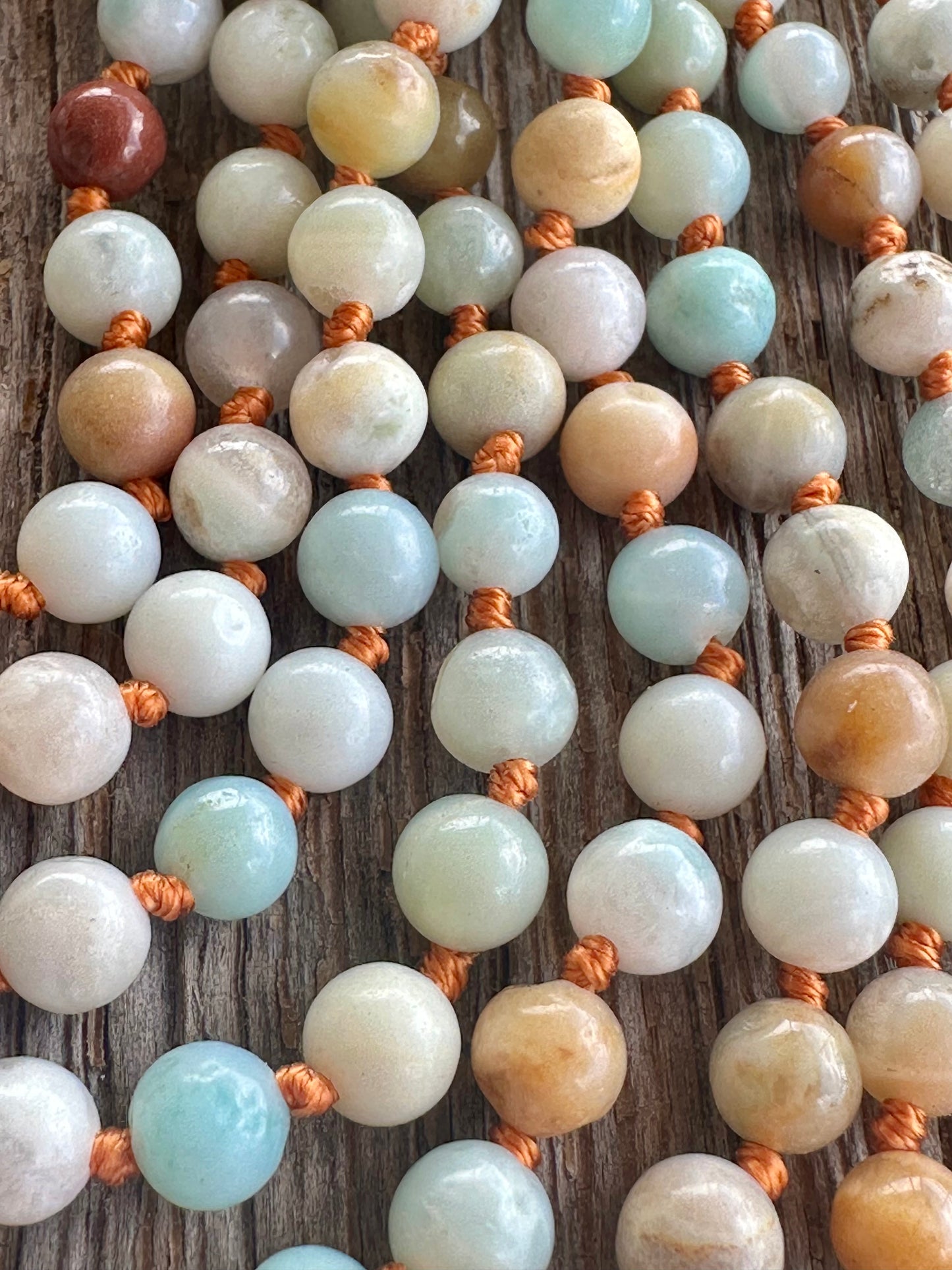 Natural Gemstone Necklace || Raw Amazonite