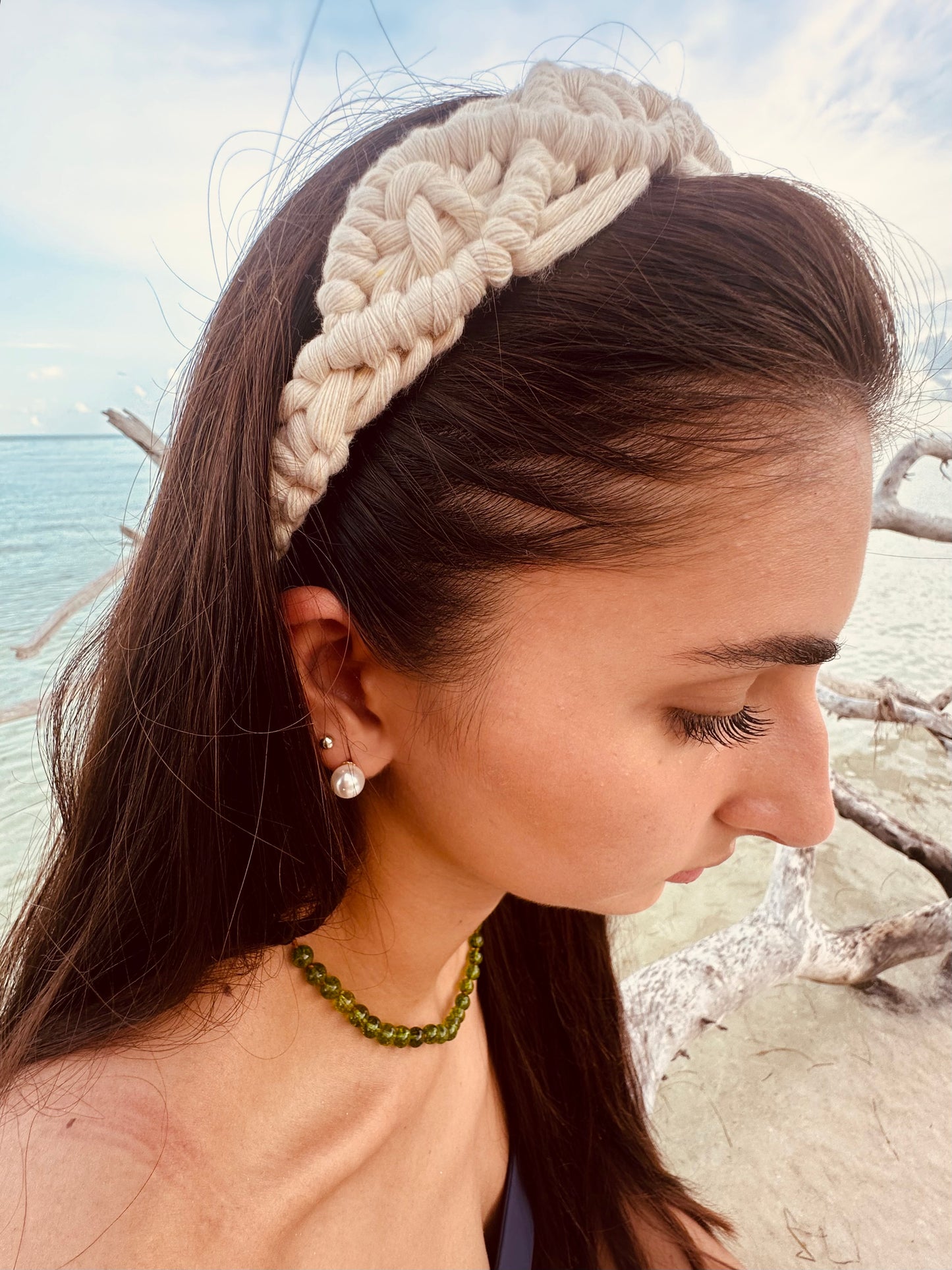 Handmade Macrame Headband || Effortless Chic Beach