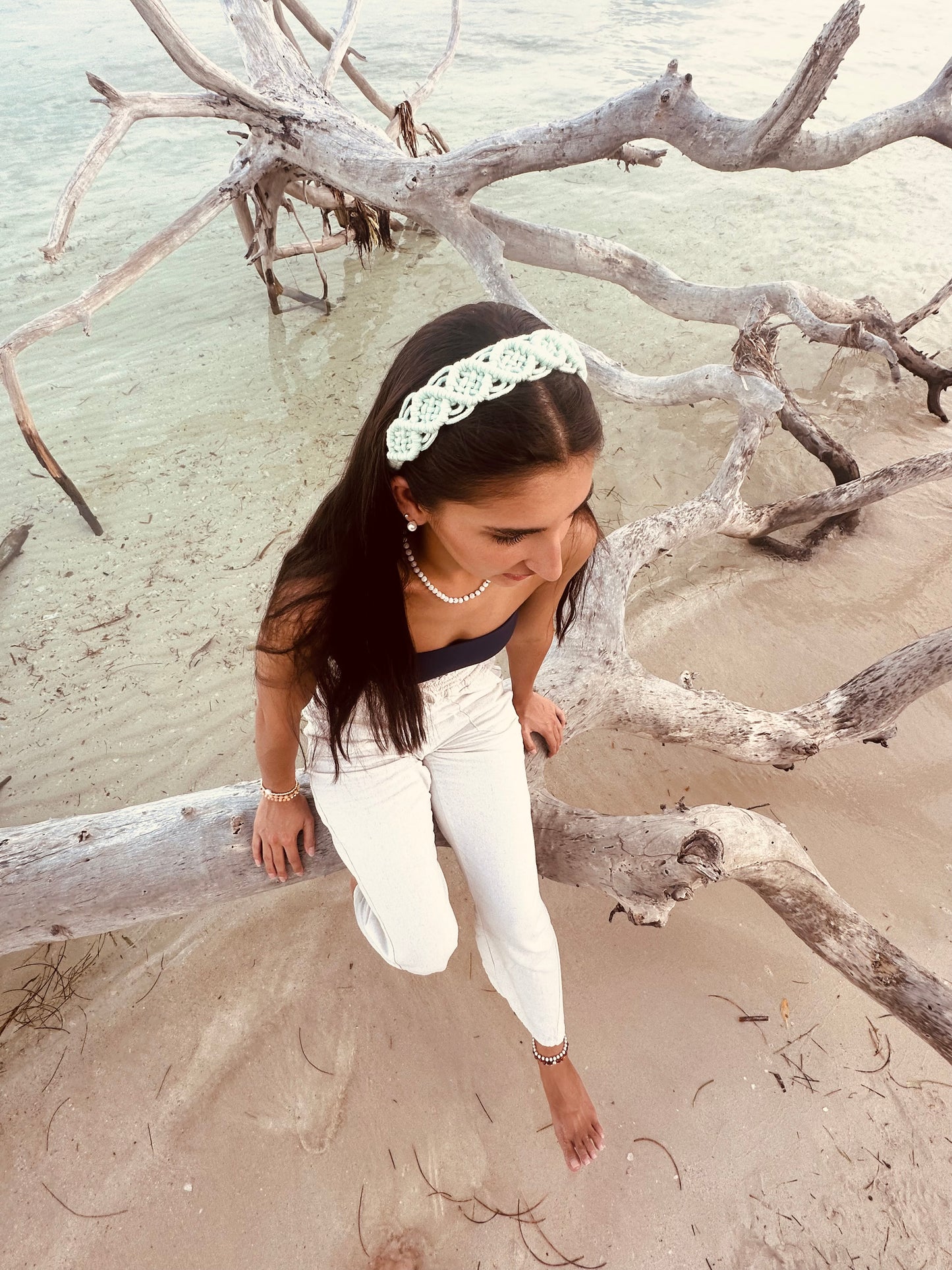 Handmade Macrame Headband || Effortless Chic Beach